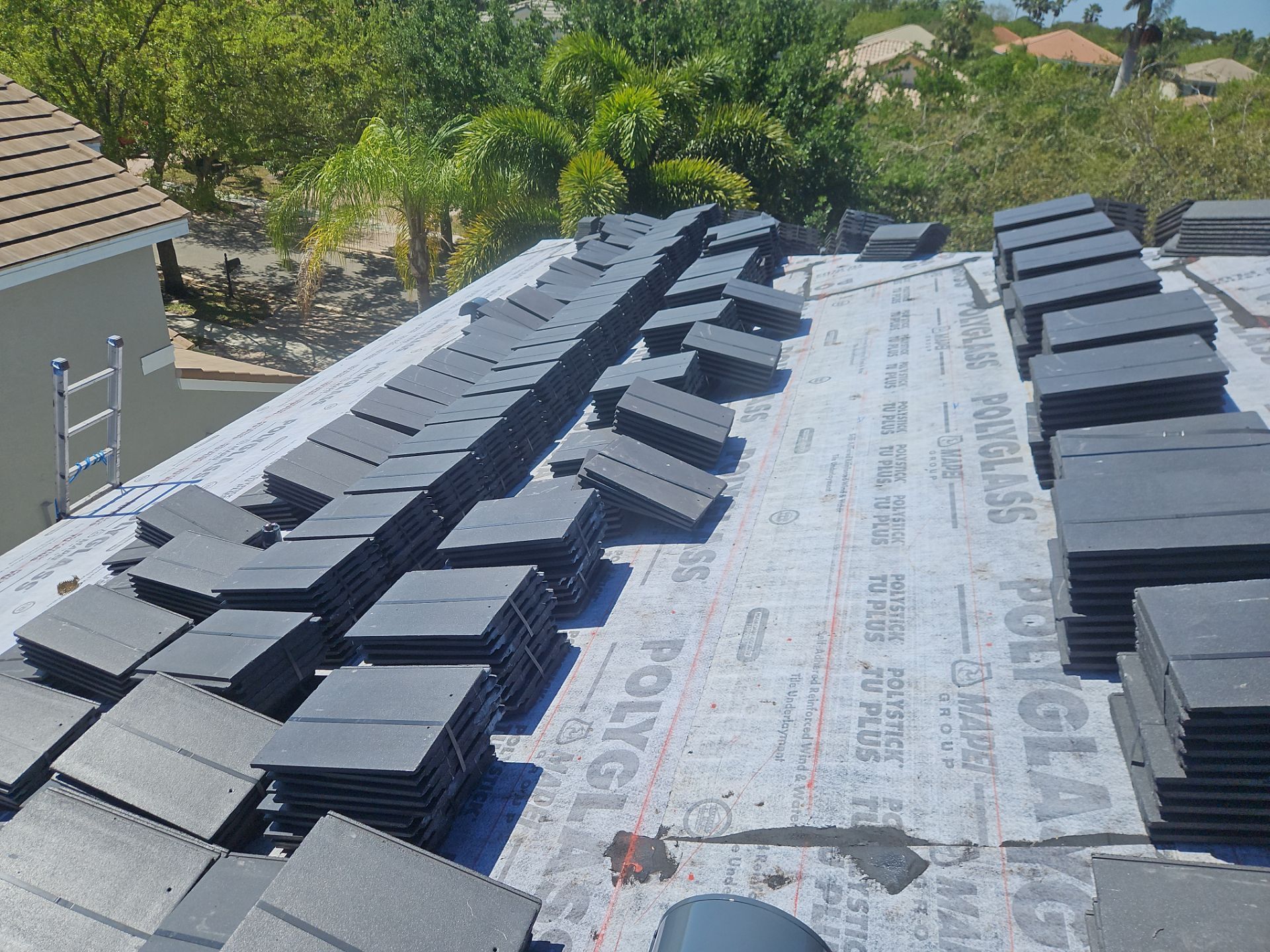 Residential Roofing Installation using WestLake Roofing Tile by BLUES BROTHERS ROOFING