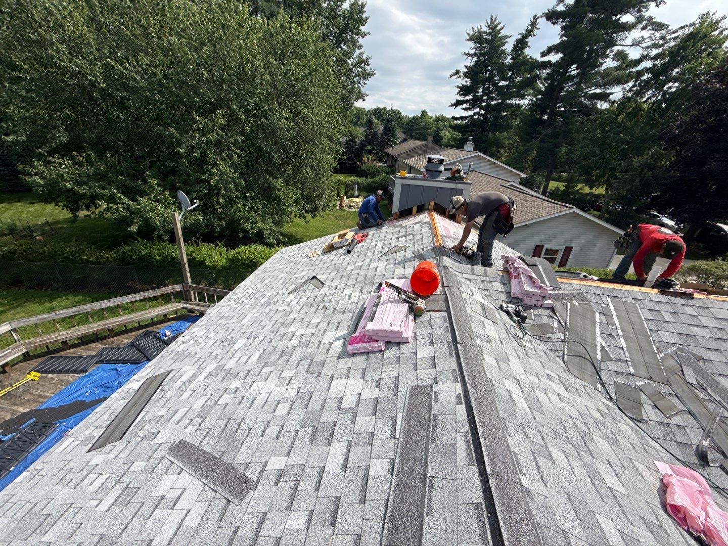 Roof Replacement using Owens Corning Tru Definitions by 180 Contractors