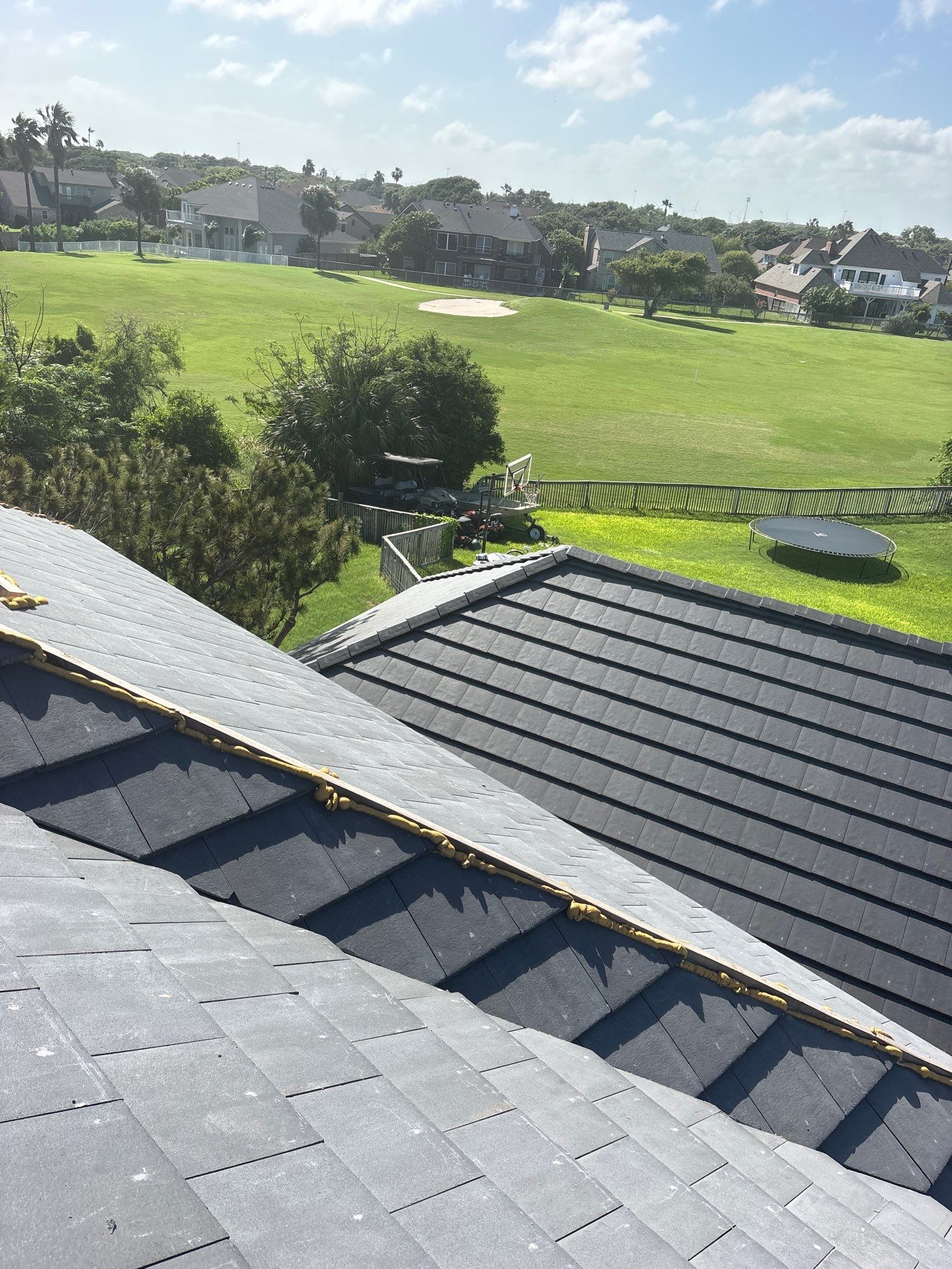 Golf-Proof Tile Roof by Bayfront Roofing and Construction