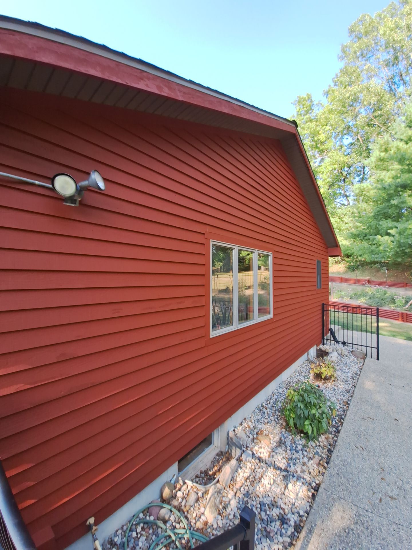 Color update with exterior staining and painting by Gordon Painting