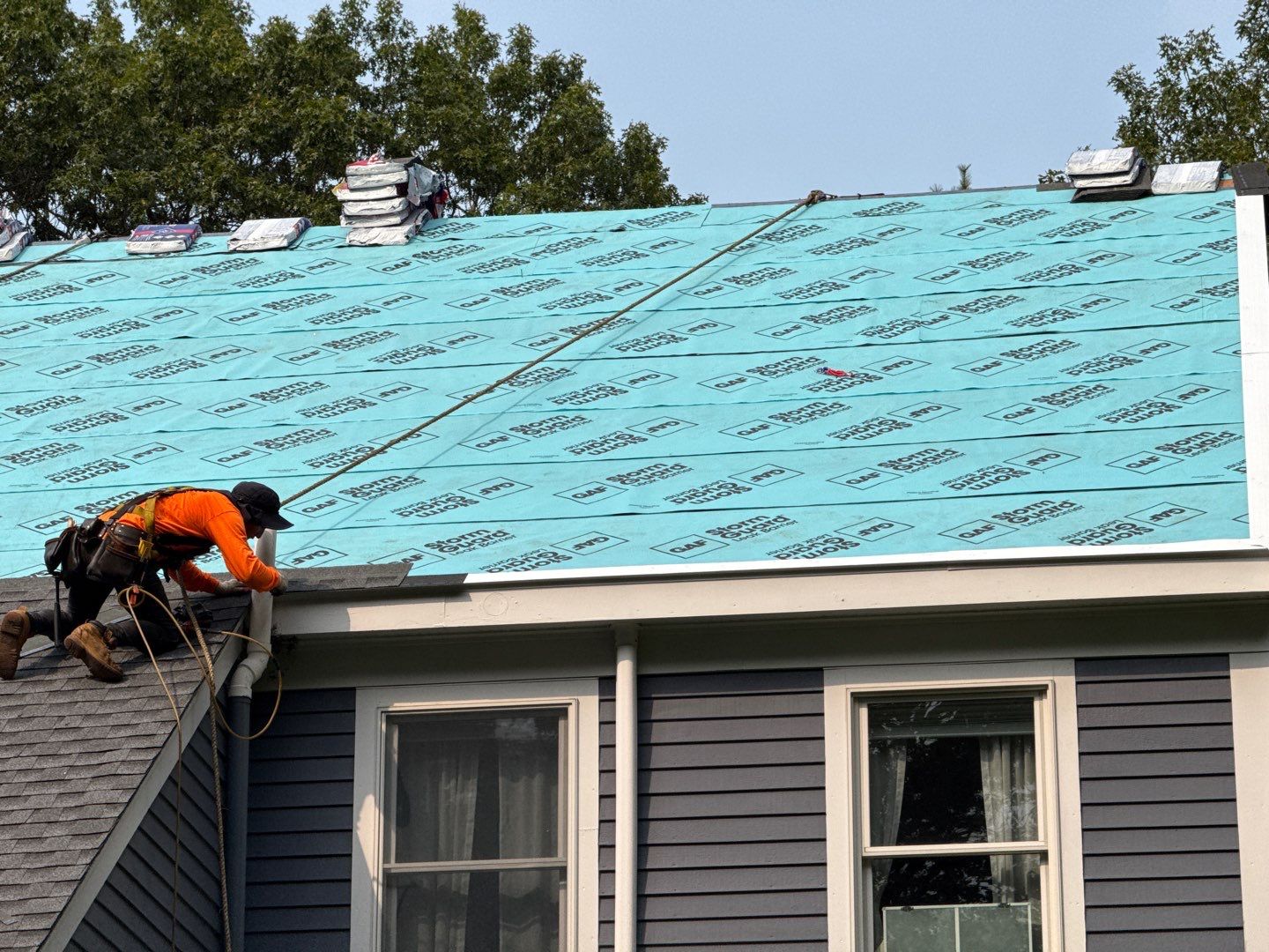 Solar-Ready Roof Replacement with GAF Pewter Gray Shingles & VELUX Skylights by Sensible Home Solutions