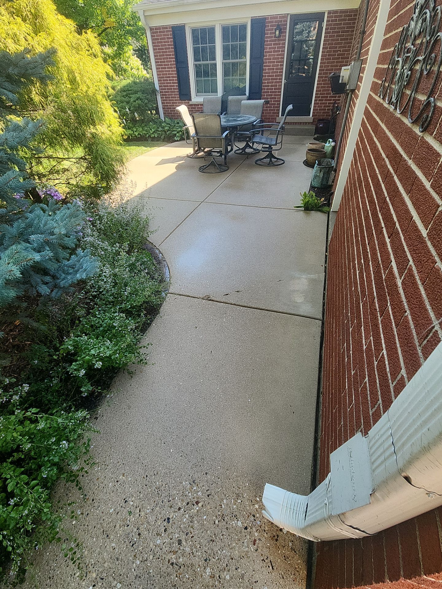 Concrete Patio & Walkway Pressure Washing by Northern Power Washing LLC.
