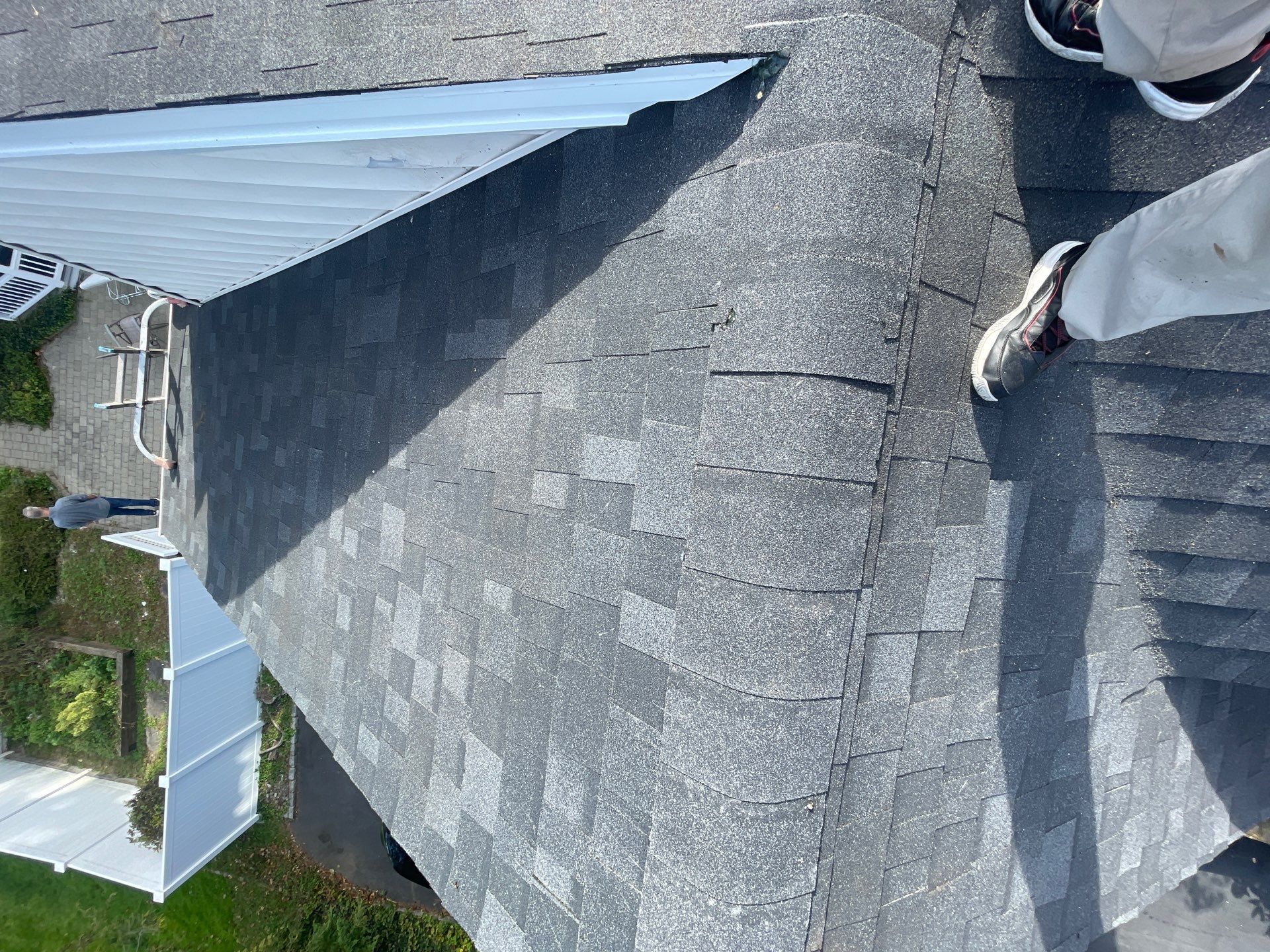 Residential Roofing Installation using Owens Corning Duration Onyx Black by A Plus Exterior