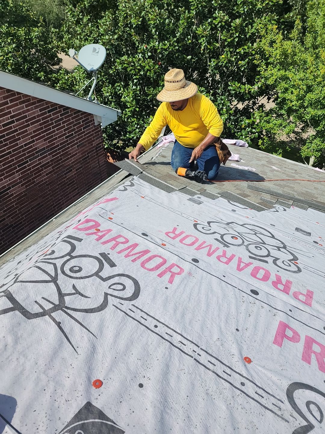 Residential Roofing Installation using Owen's Corning Duration (Lifetime) Shingles by Roof Repair Company