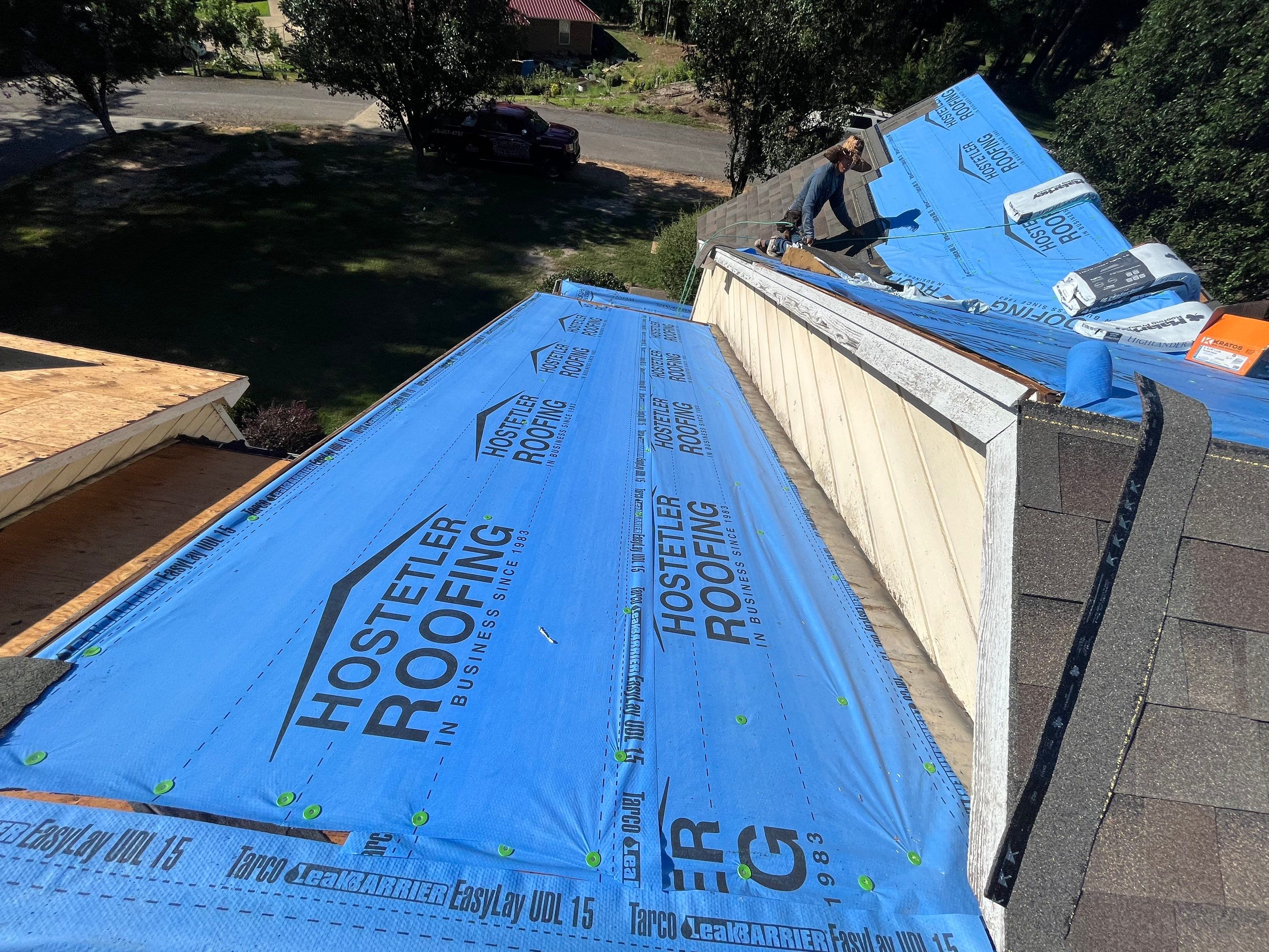 Storm Restoration Reroof: 40 Year Impact Rated Architectural Shingle by Hostetler Roofing
