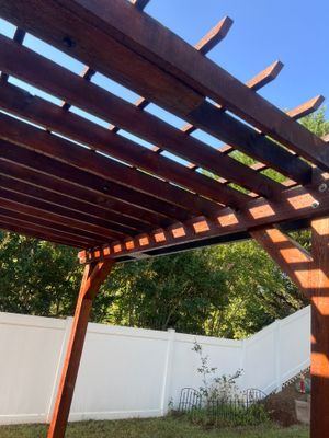 Pergola using Wood Sealant