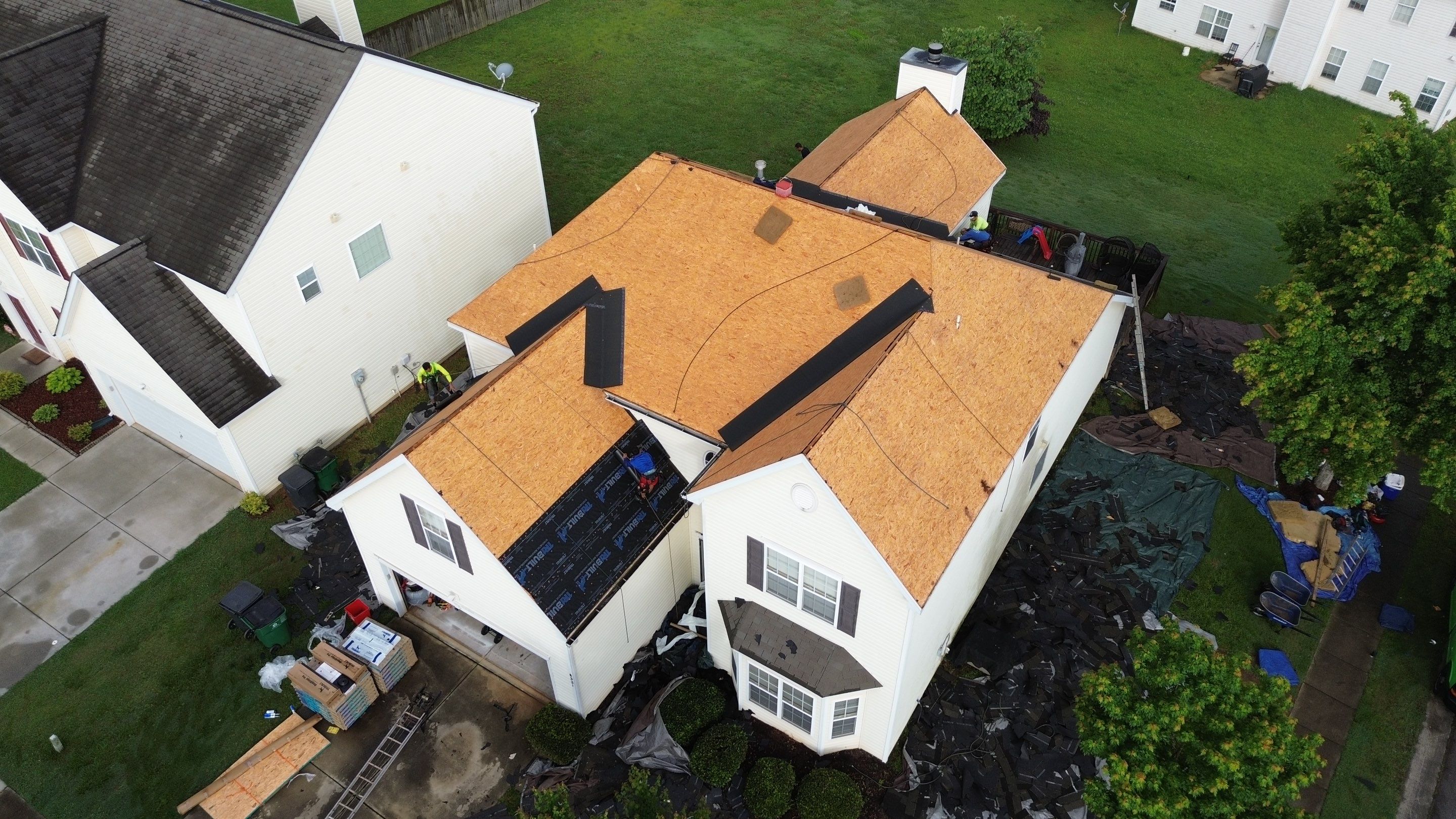 Roof replacement by hail and wind damage by Just Brilliant Restoration JBR