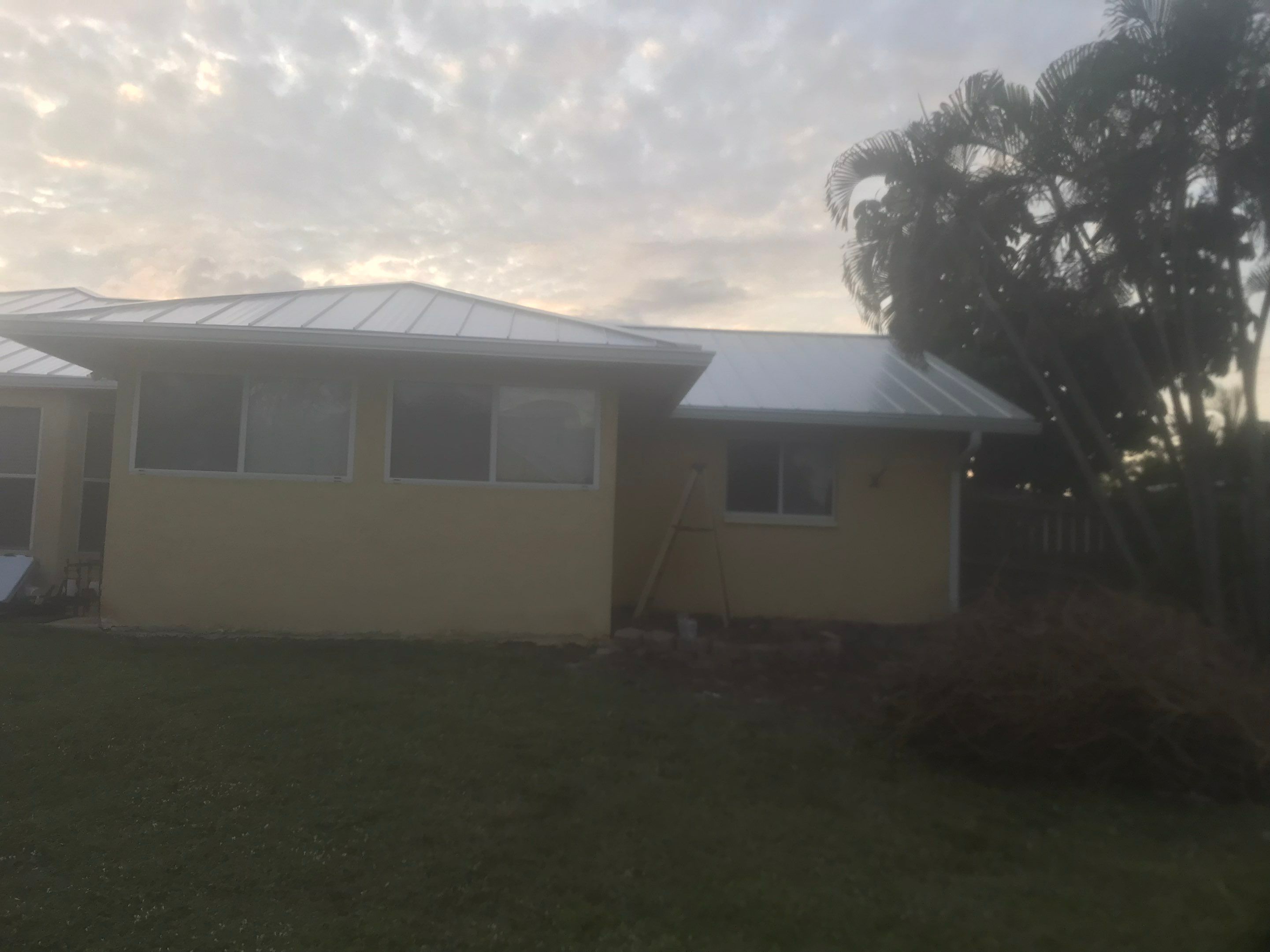 White K Style Seamless Gutters using Splash Guard in Fort Myers FL by Gutter Professors