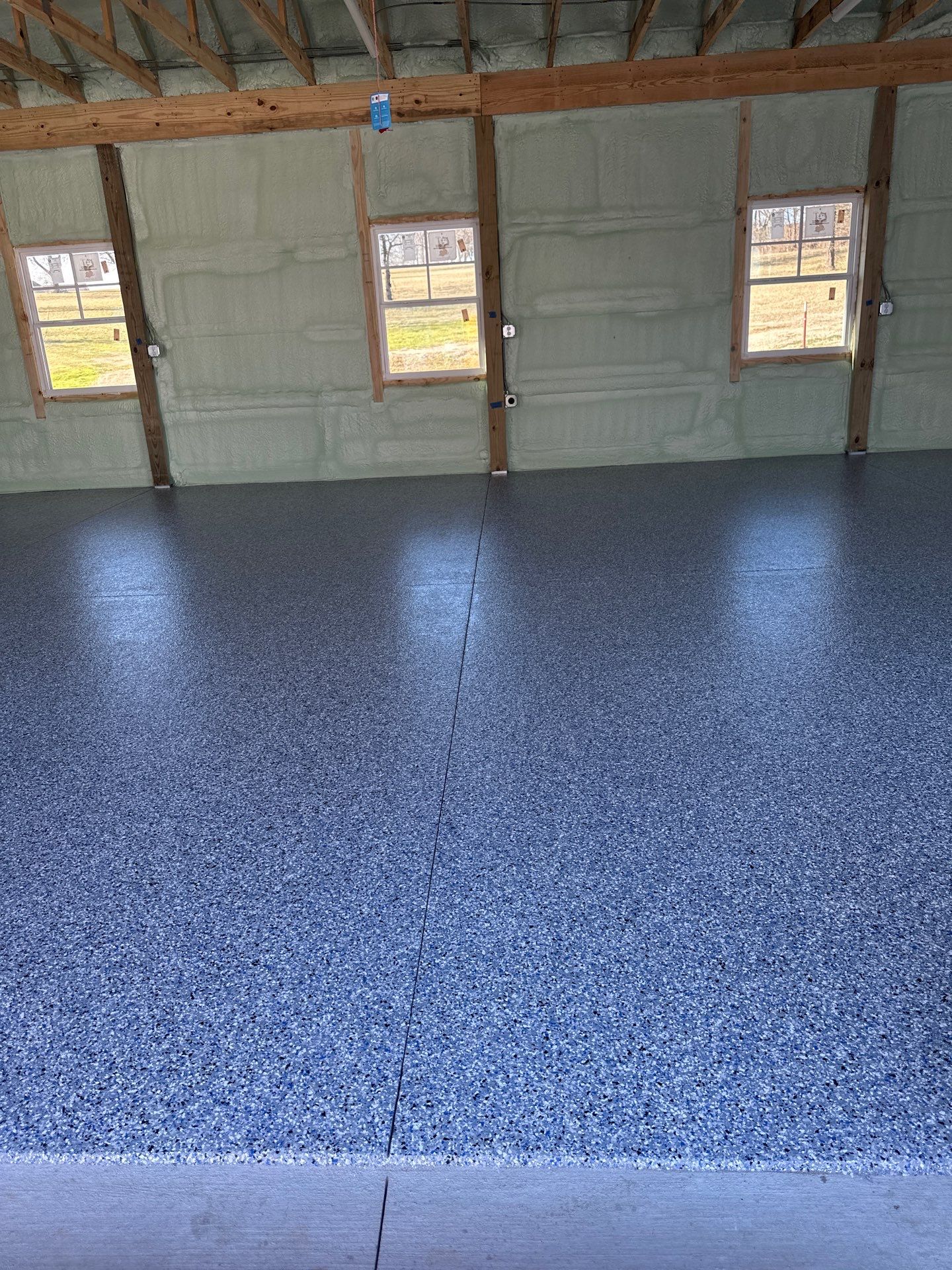 Garage Floor Coating using Steamboat by My Garage Floor Guys