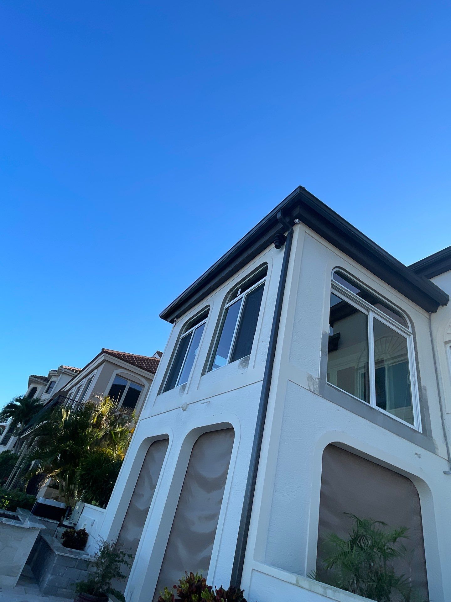 Black Aluminum Gutters Installed by Gutter Professor in Fort Myers FL by Gutter Professors