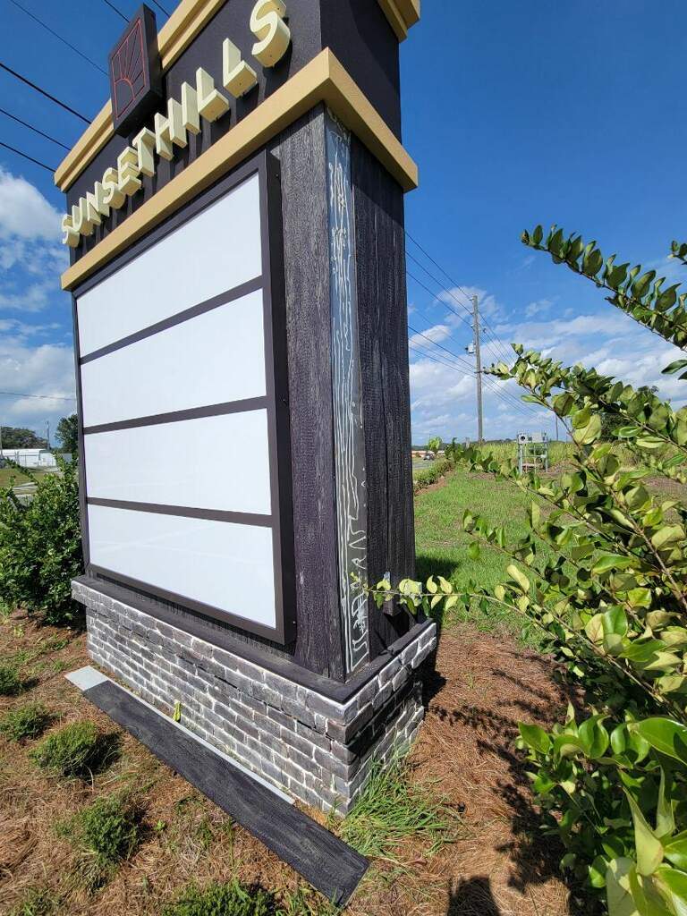Sunset Hills Commercial Monument Sign by SignCrafters