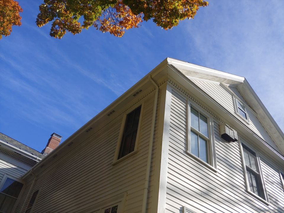 Winchester, MA Gutter Installation using 4x5 FiberGlass Gutter with Moulding by Gutter Pro Enterprises