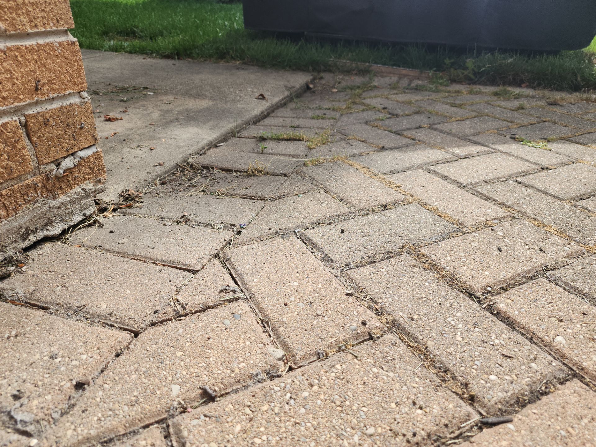 Brick paver cleaning  by Northern Power Washing LLC.