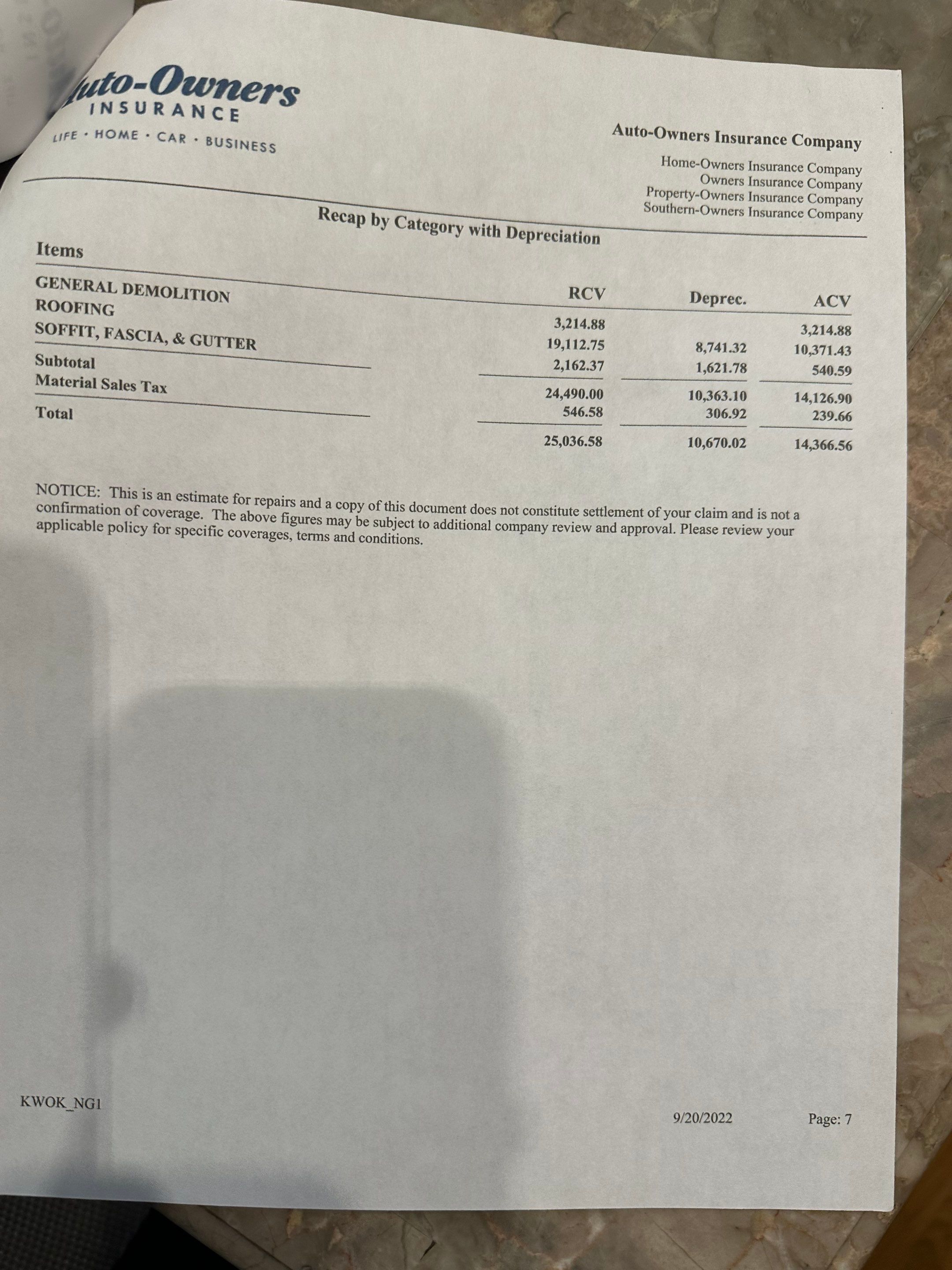 Residential Roofing Installation using Owens Corning by Inspector Roofing and Restoration