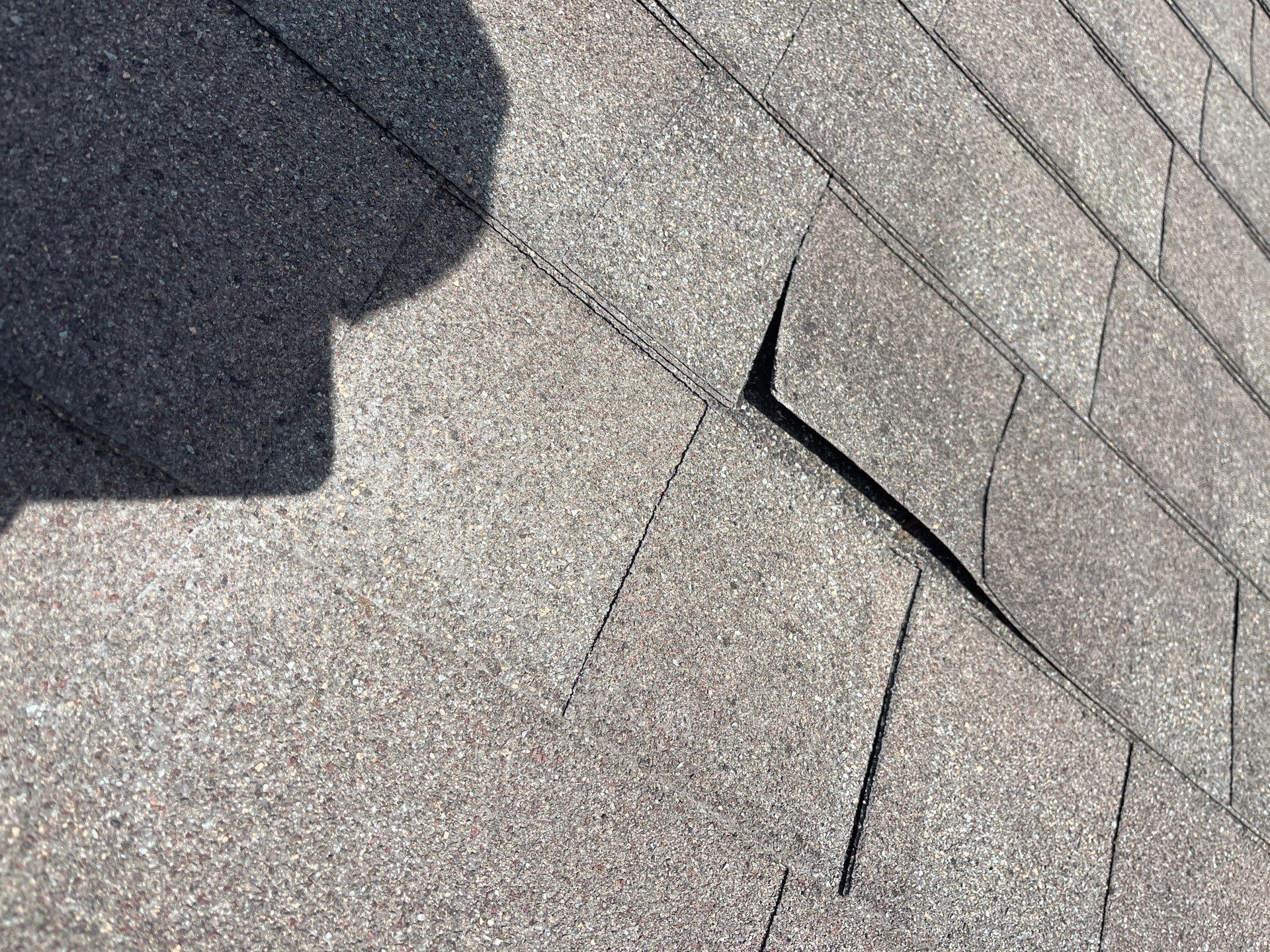 Hail Damage using Owen's Corning Duration (Lifetime) Shingles by Roof Repair Company