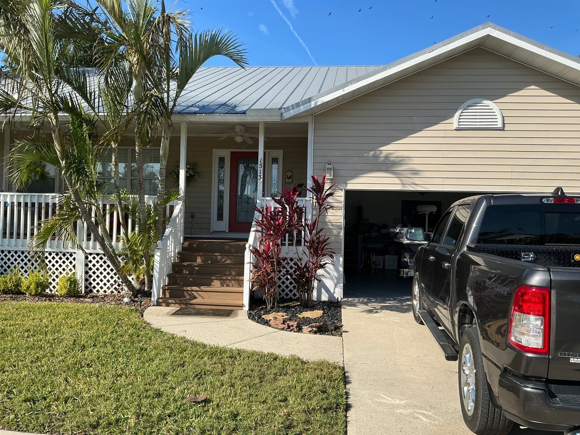 Soffit Repair and New Splash Guard Installation Palmetto FL by Gutter Professors