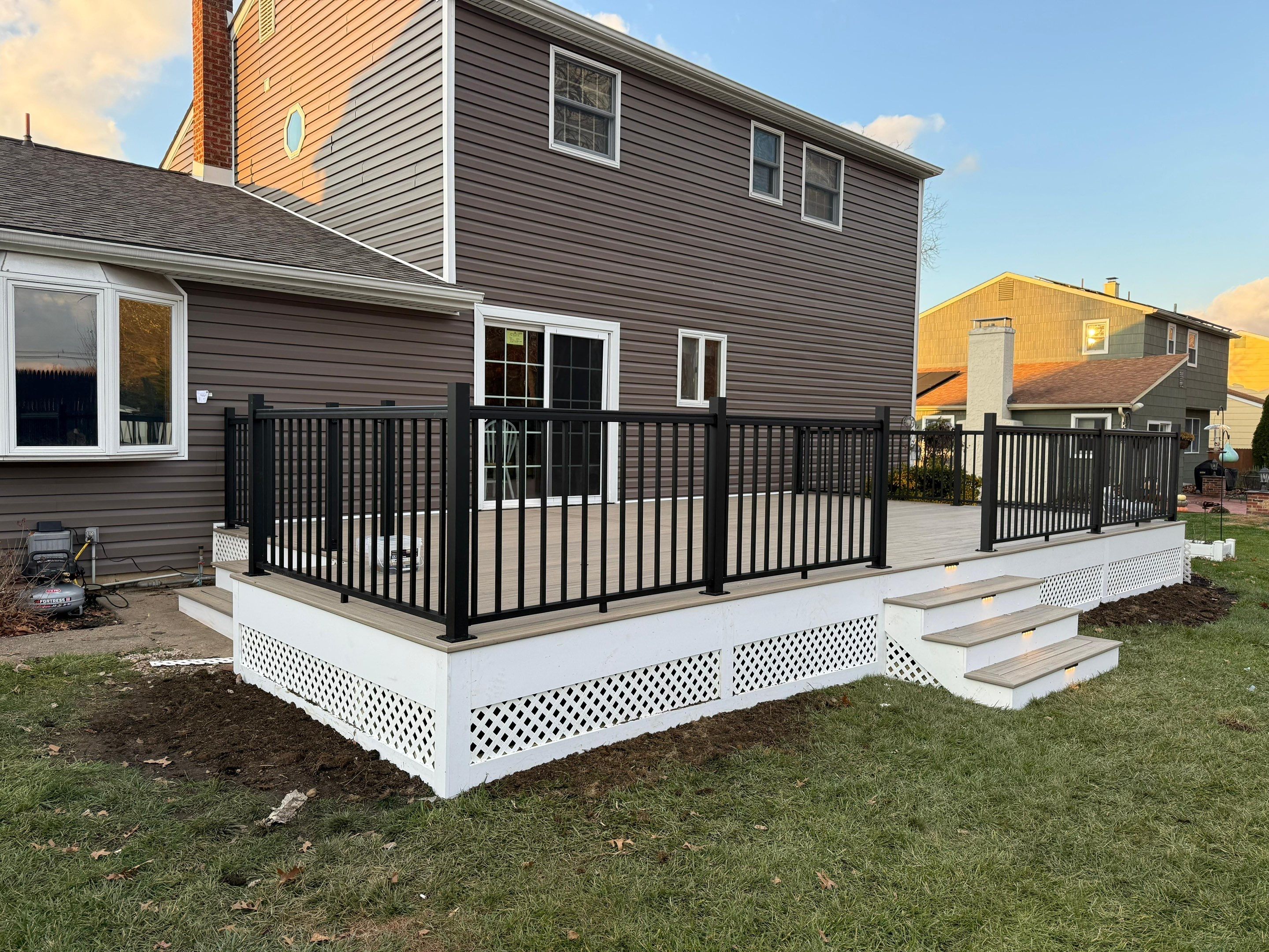 New Deck in Delaran NJ by deck guardian