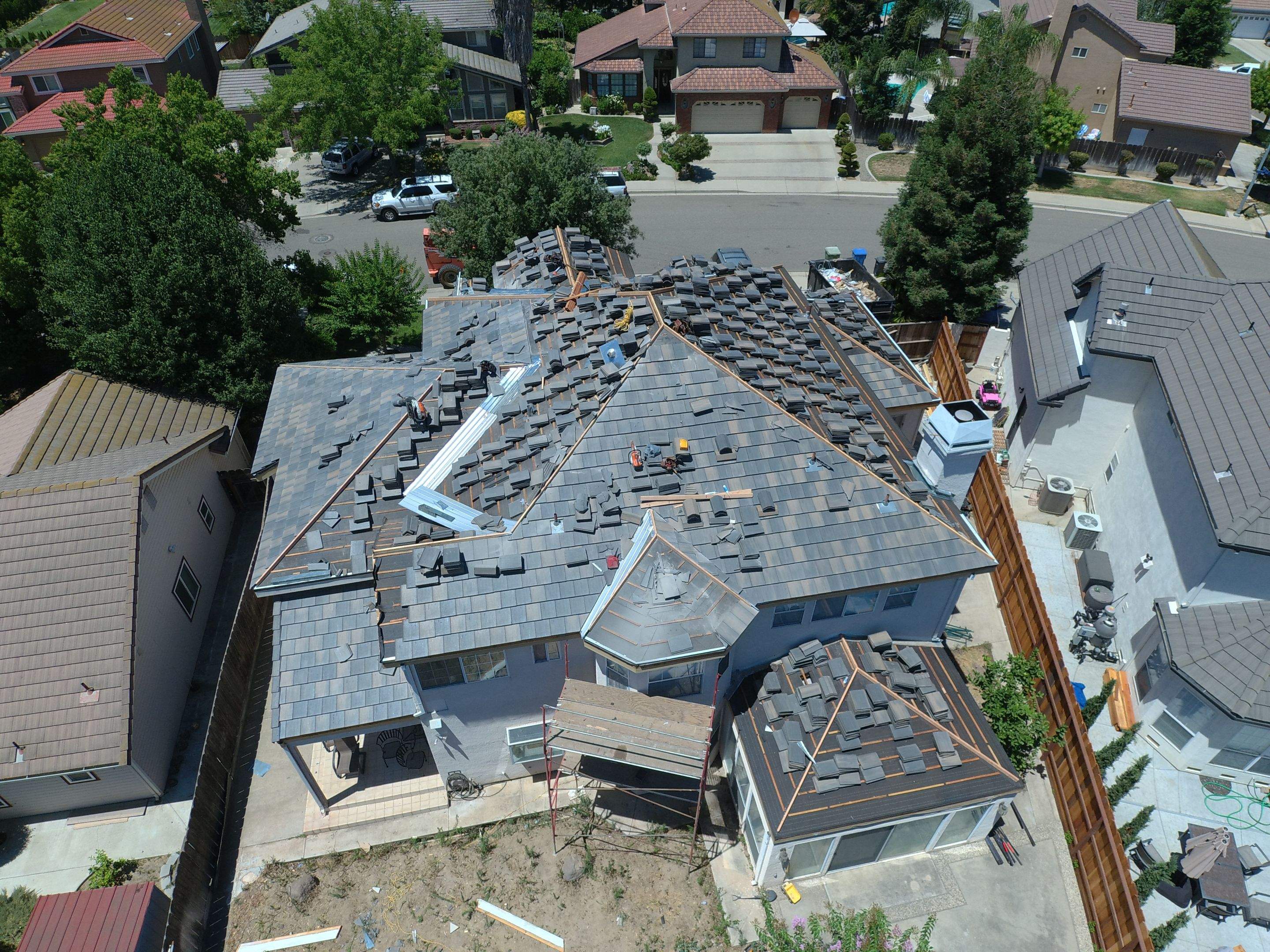 New tile project using Monier roof tile by Straight Edge Roofing Inc