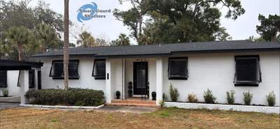 Impact Bahama Shutters in Jet Black