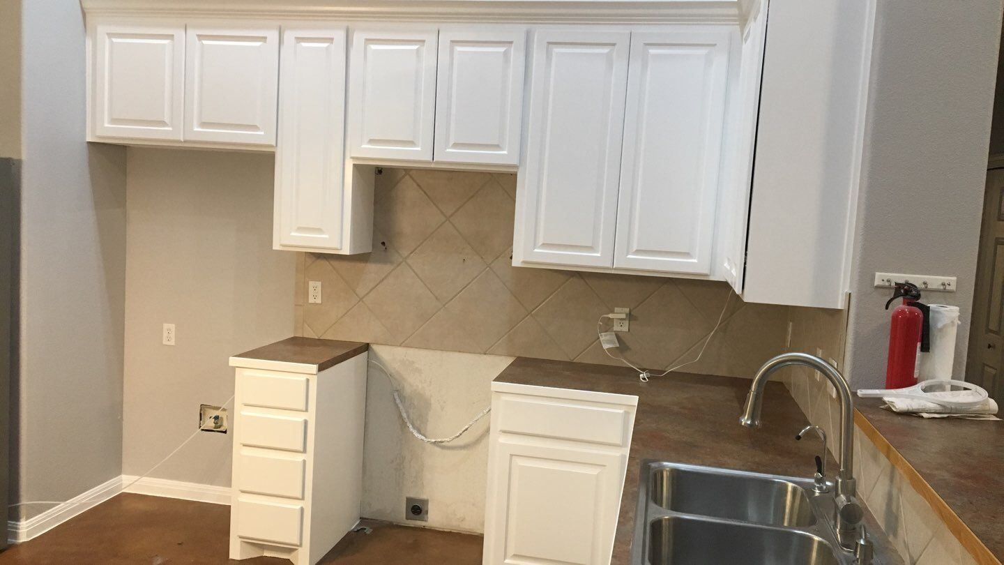 Cabinet Painting by 360 Painting Central Texas 