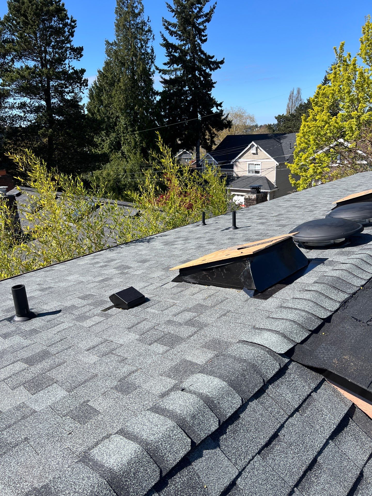 Residential Roofing Installation using GAF HDZ Shingles by Roofing Formula LLC