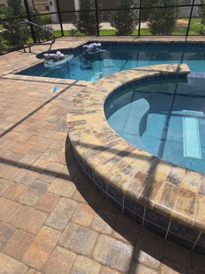 Pool Pavers using Concrete Sealant
