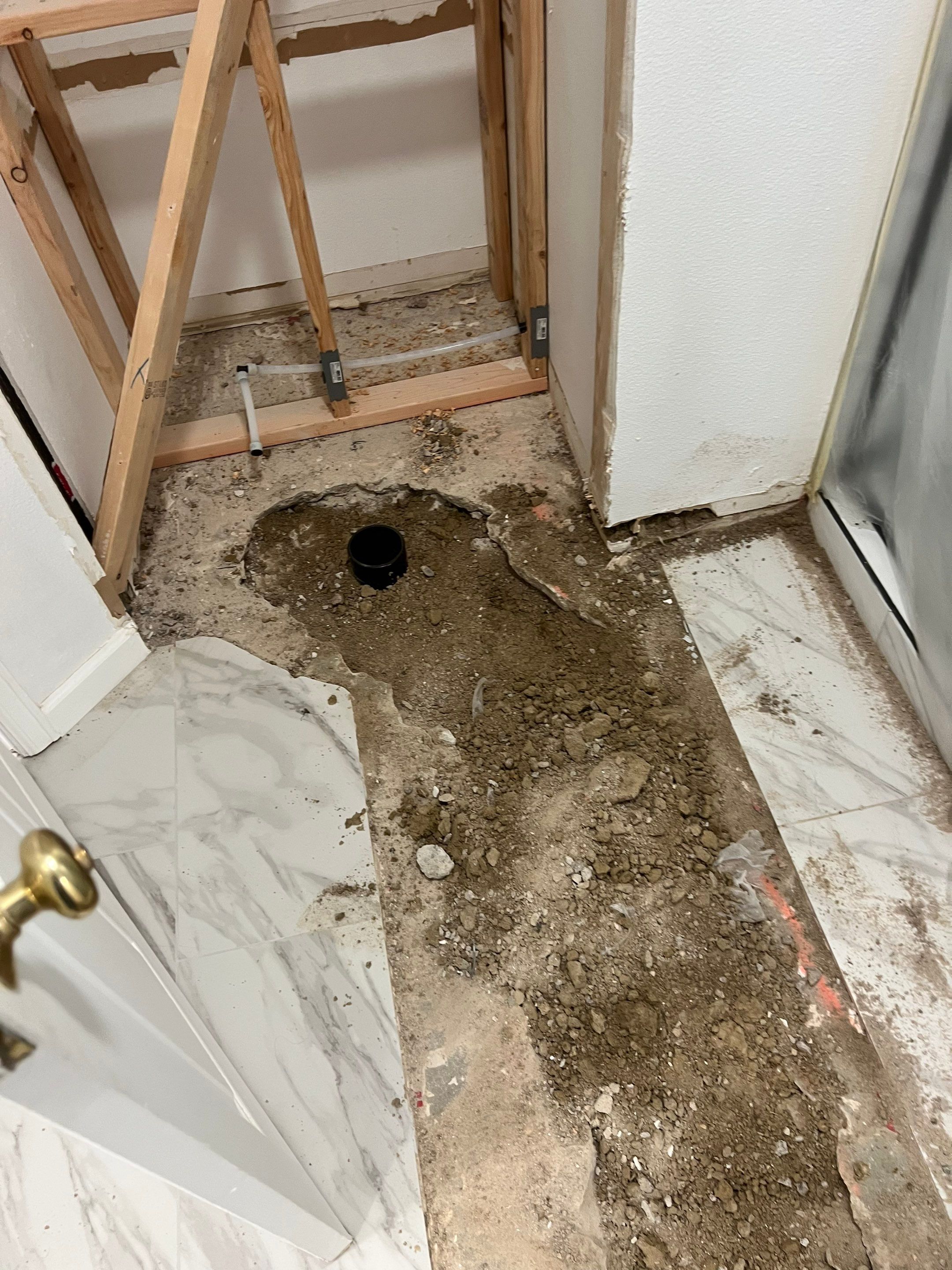 Toilet relocate by Plumbing Connect Systems LLC