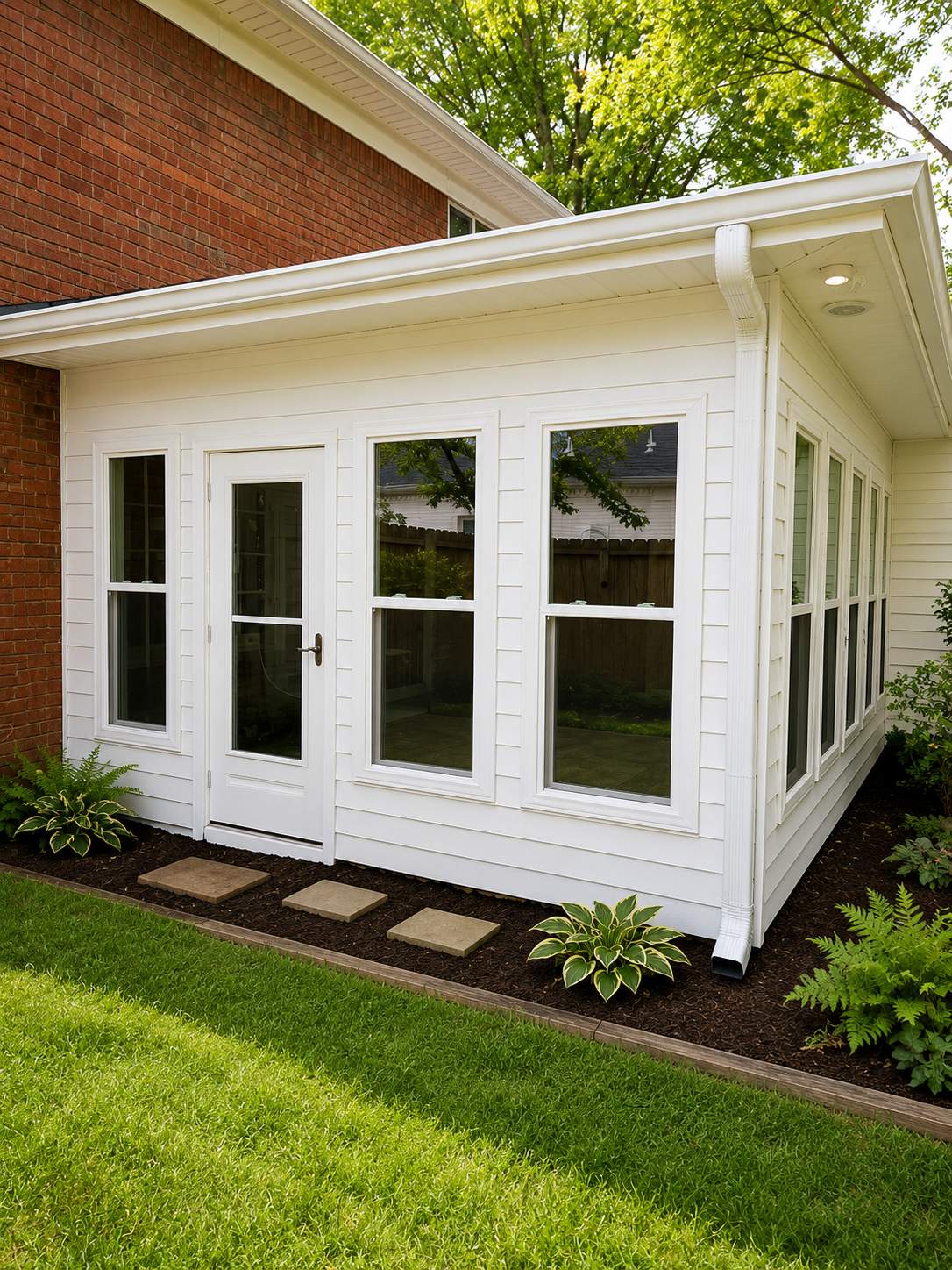 New Enclosed Back Porch in Germantown by CMT Construction LLC
