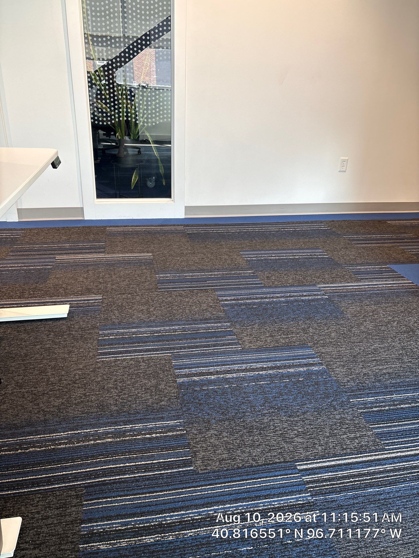 Commercial Carpet Tile Installation for Lincoln Office Space by CompanyCam Sales Demo