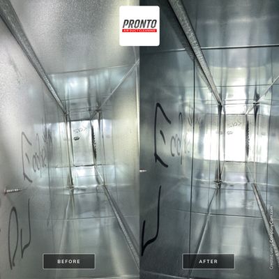 Air duct cleaning using Hypervac