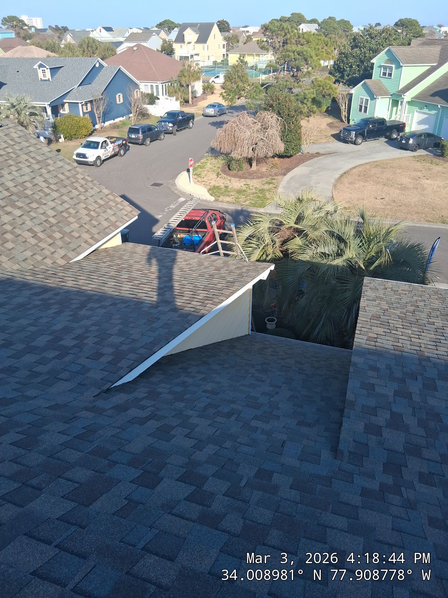 Kure Beach FORTIFIED Roof Replacement with Weathered Wood Landmark PRO Shingles by RGR Construction and Roofing, LLC