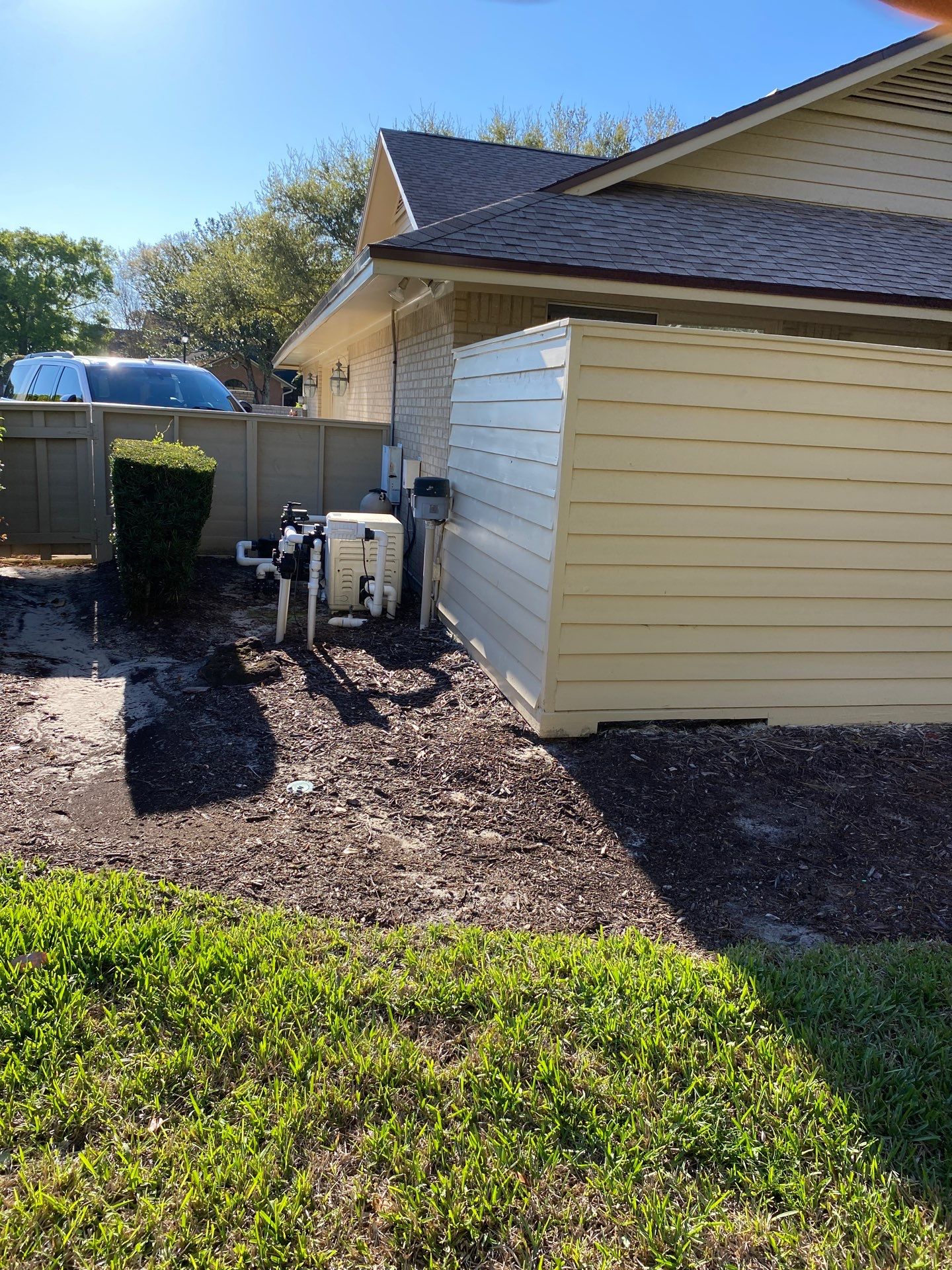 Deerwood Resident | Pine Bark Install by ProGreen Services