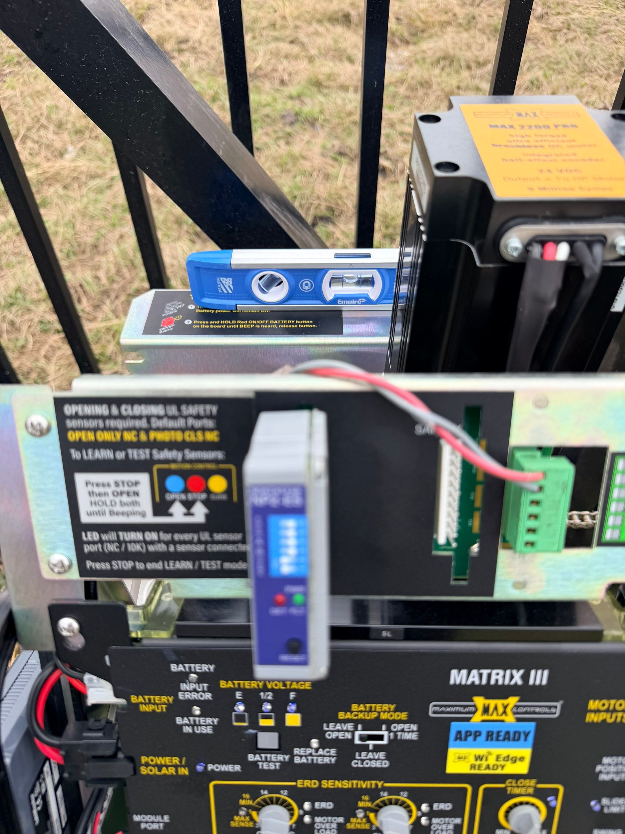 Slide Gate Operator Installation with MAX Control Board – Melbourne, FL by TeleCommPro