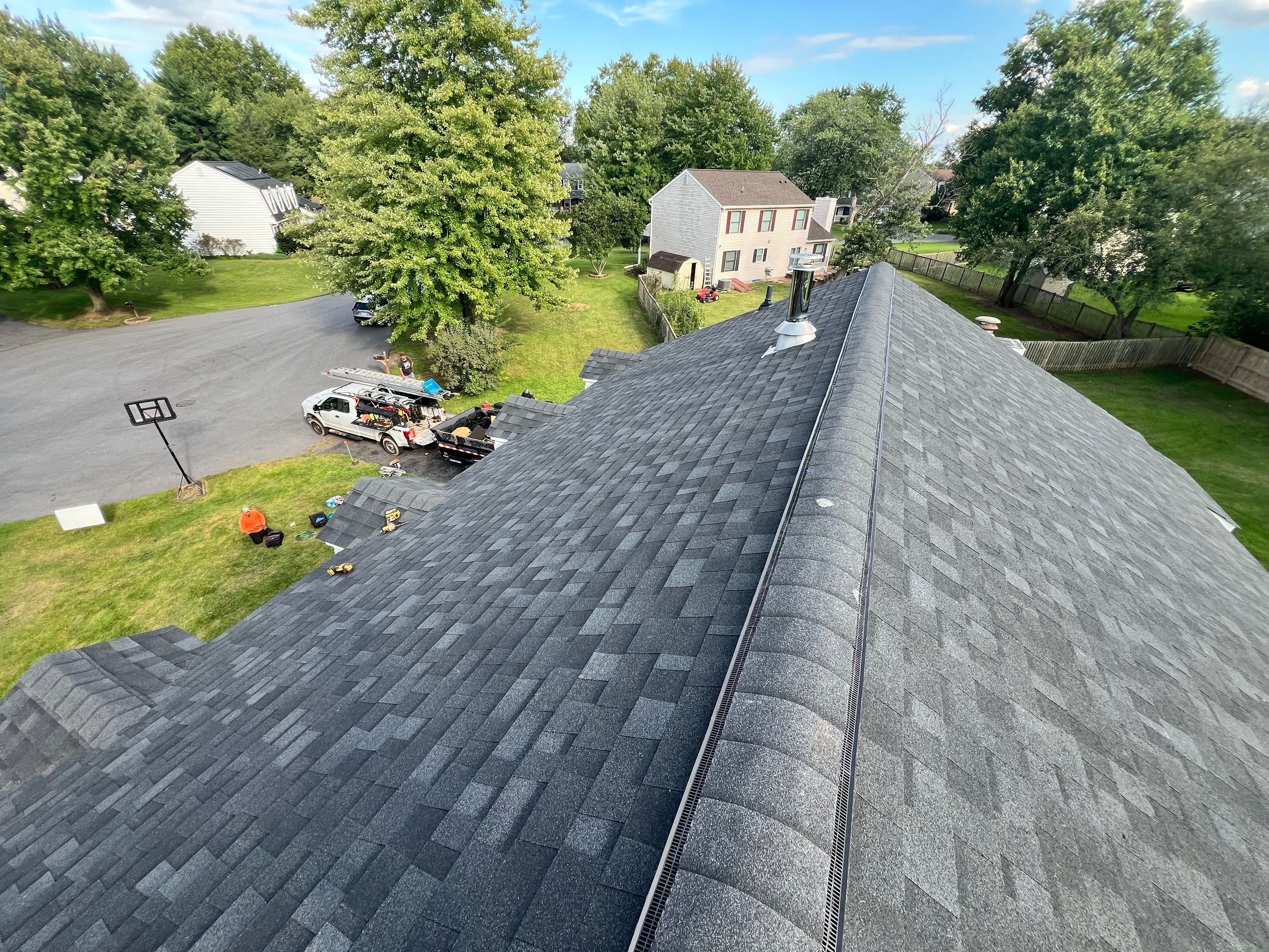 Architectural Shingle Roof Replacement and Decking Repair in Walkersville by Frederick Roof Repair
