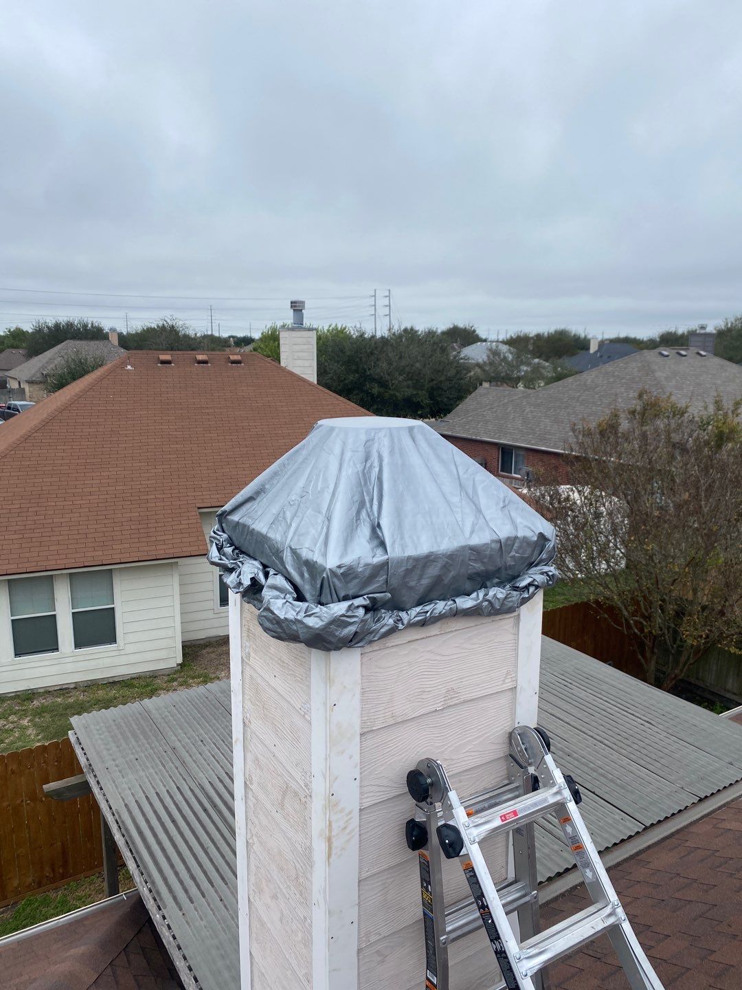 Residential Roofing Repair using Custom Fabricated Steel by Lighthouse Roofing