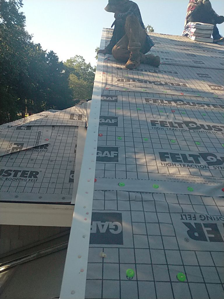 Residential Roofing Installation using Roof Replacement by American Roofing & Construction LLC