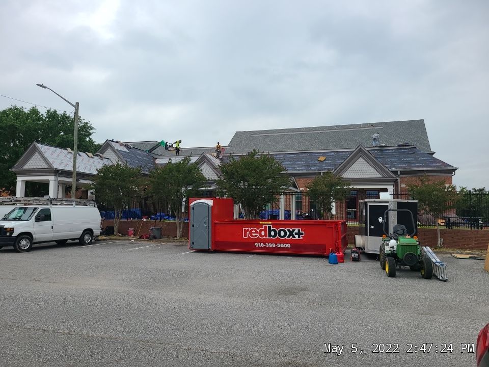 Commercial Roofing Installation using High Grade Asphalt Shingles by Carolina Trophy Roofs