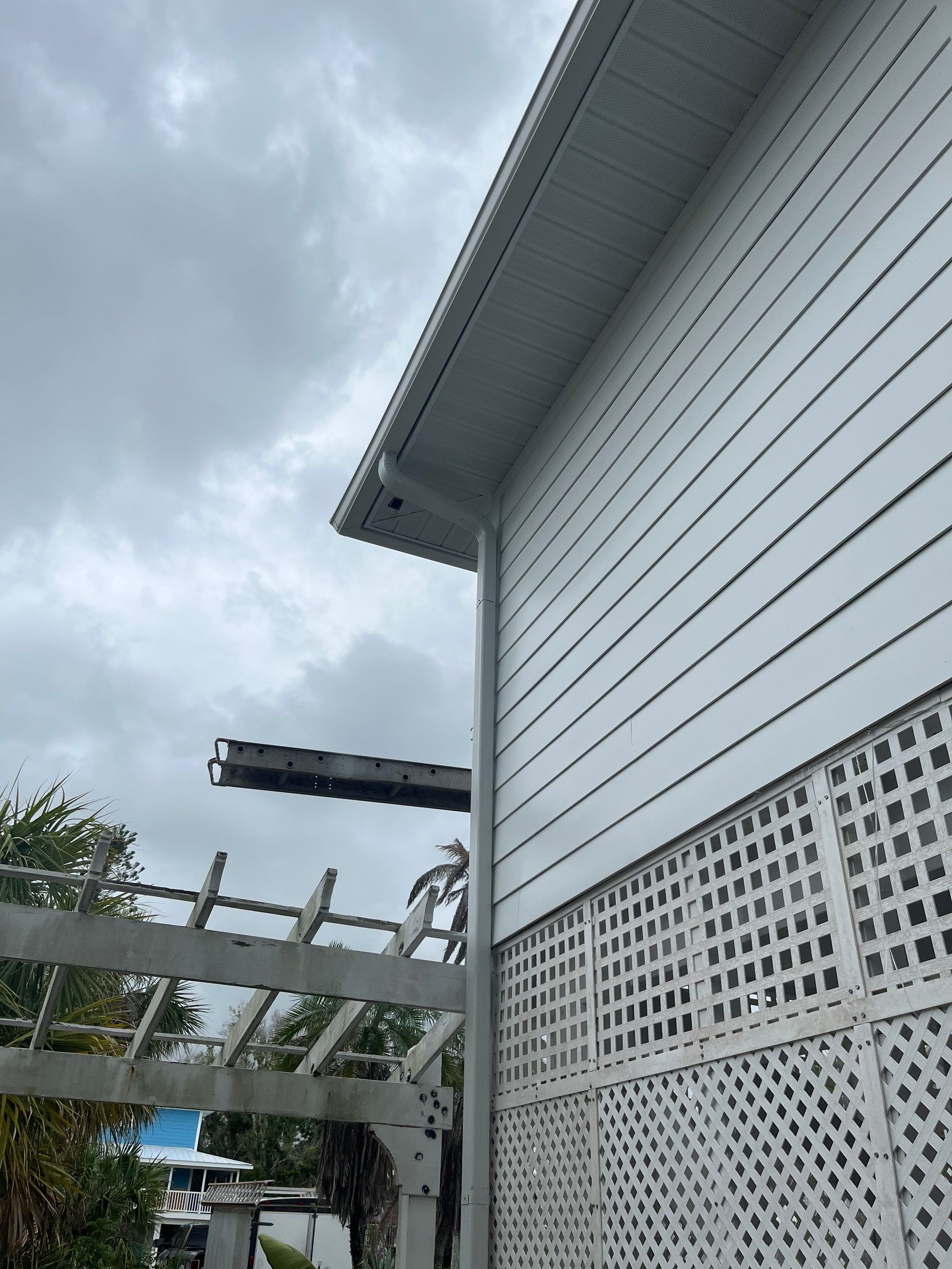 Complete Gutter, Soffit & Fascia Project in Placida FL by Gutter Professors