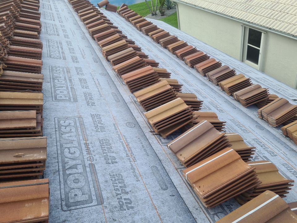 Residential Roofing Installation using Eagle Roofing Tile by BLUES BROTHERS ROOFING