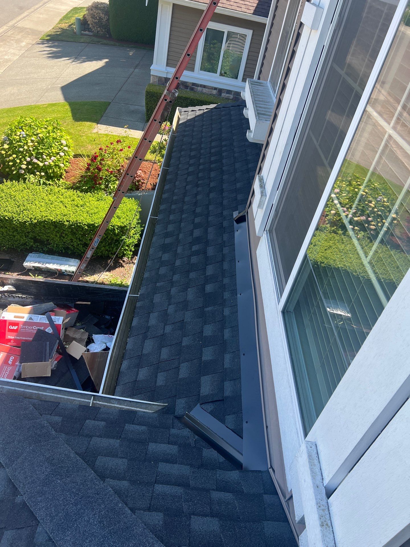 Residential Roofing Installation using GAF UHDZ Shingles by Roofing Formula LLC