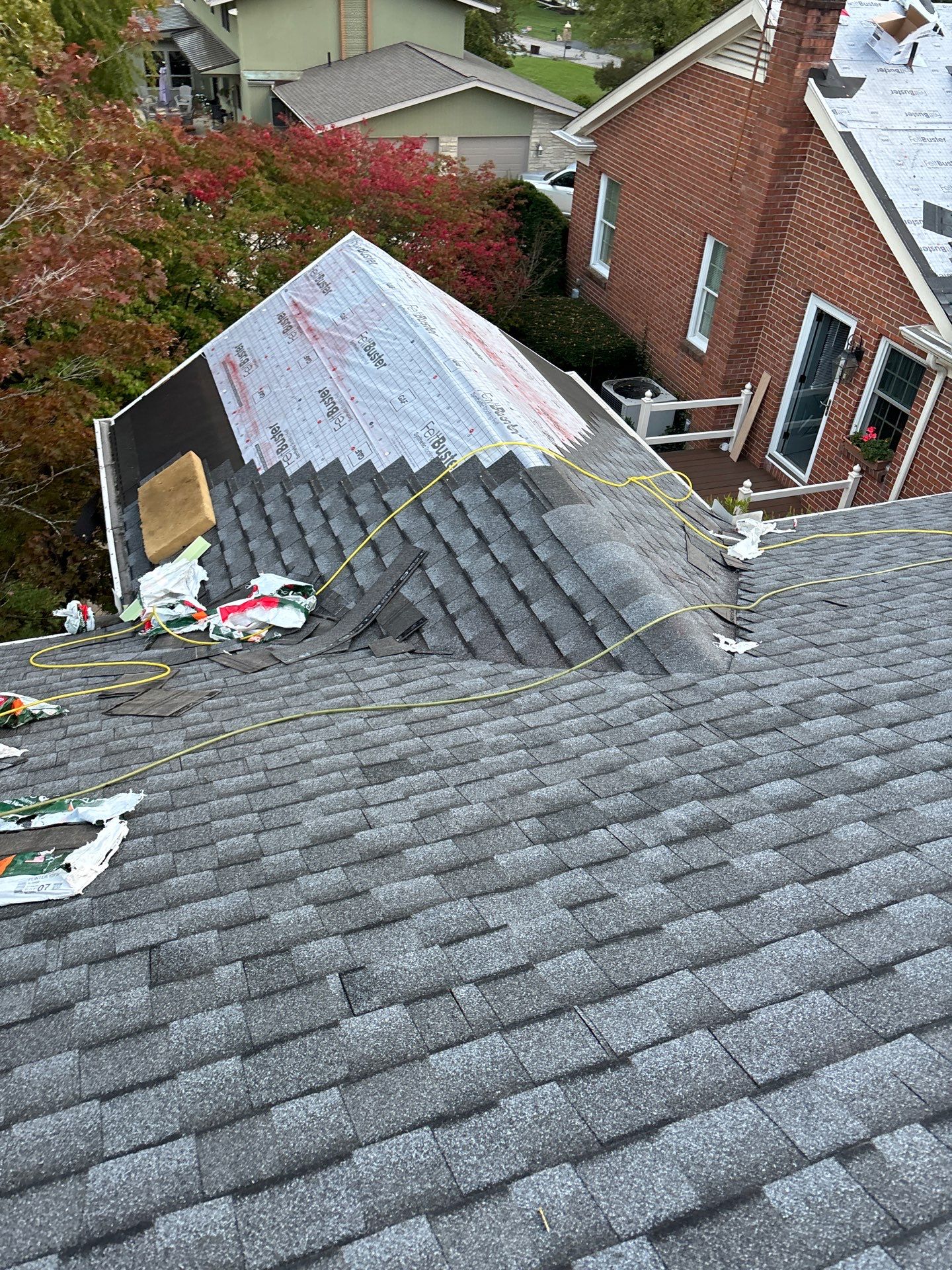 Residential Roofing Installation using Timberline UHDZ Shingles - Pewter Gray by RoofX 