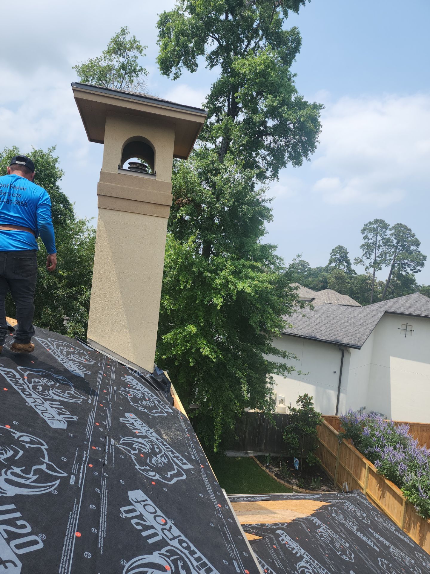 Residential Roofing Installation using Owen's Corning Duration (Lifetime) Shingles by Roof Repair Company