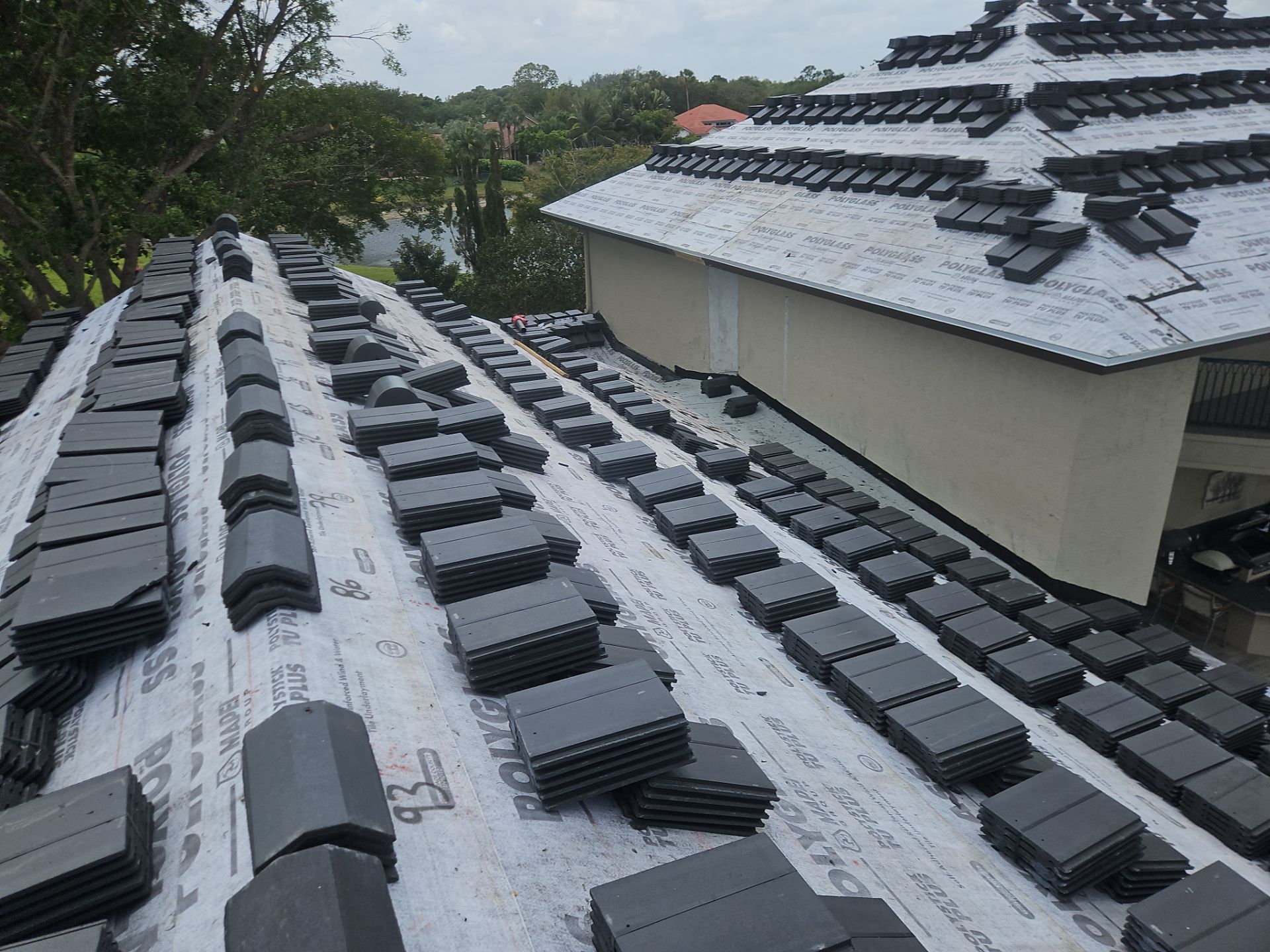 Residential Roofing Installation using WestLake Roofing Tile by BLUES BROTHERS ROOFING