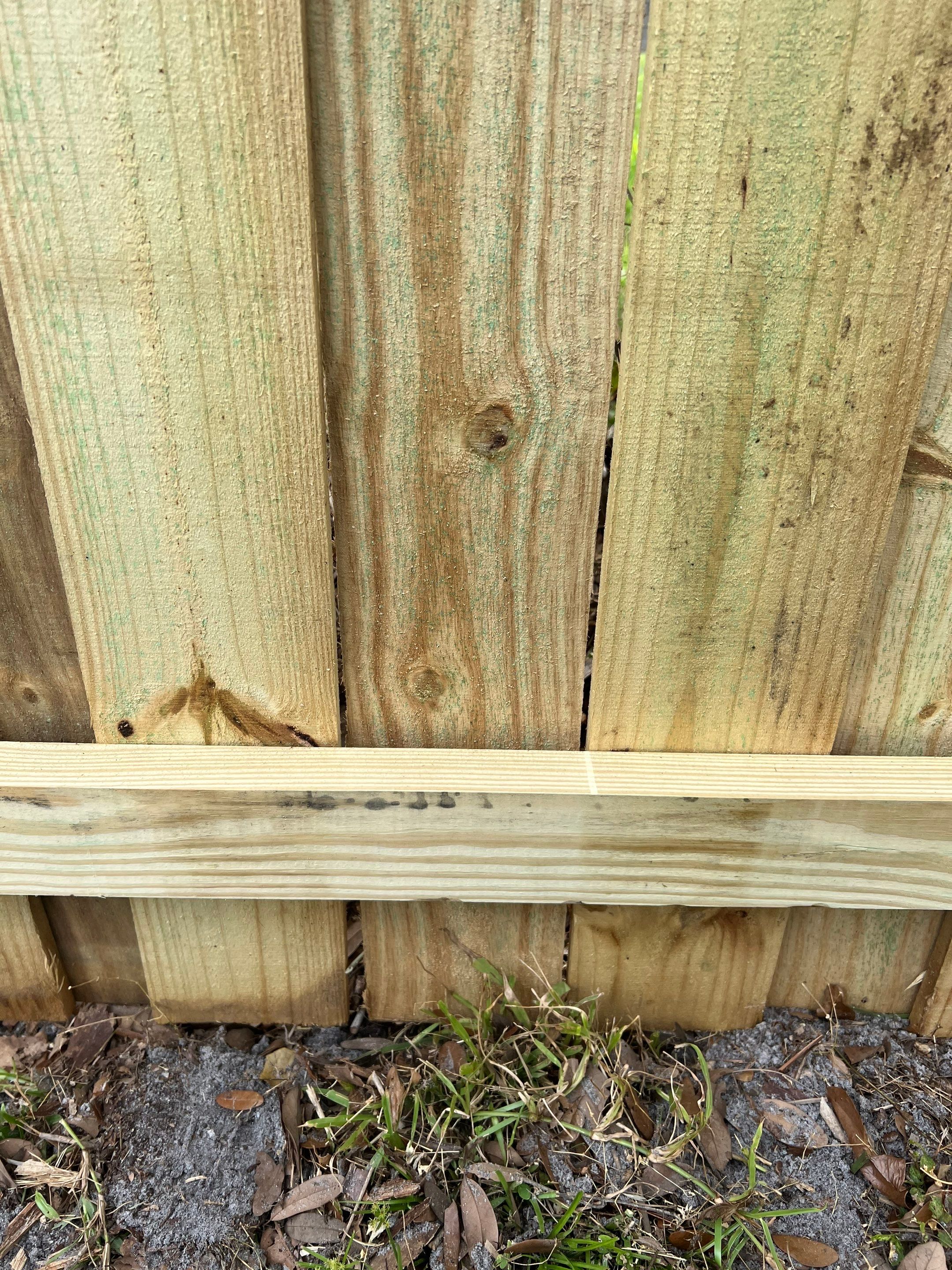 St. Petersburg 6ft. Tall Treated Board on Board by Asap fence and gates, LLC