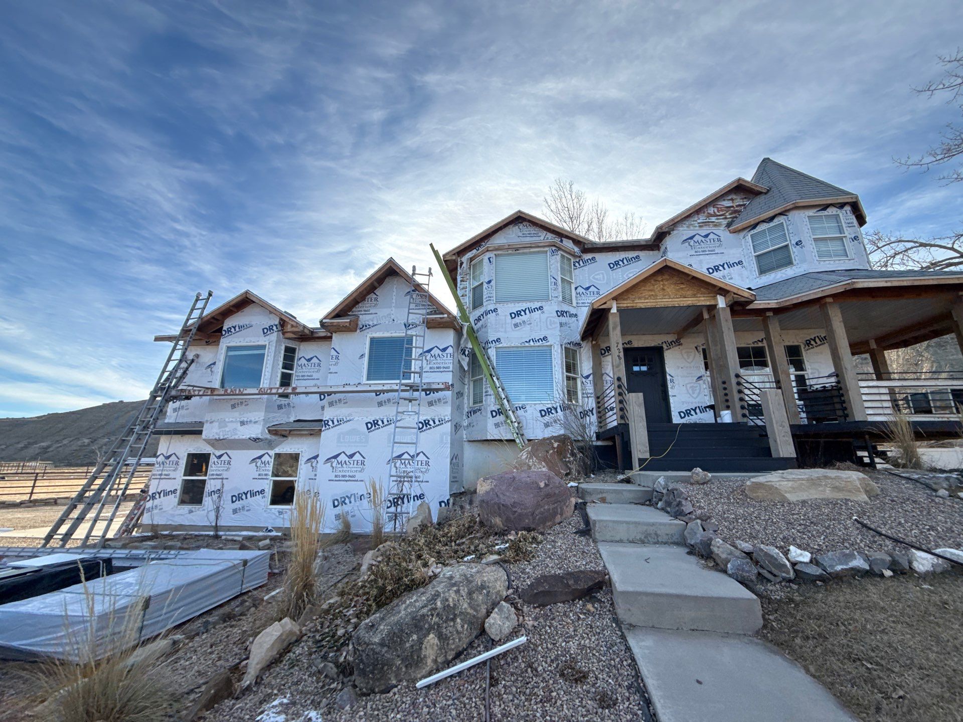 Project in Duchesne by Master Rain Gutters.