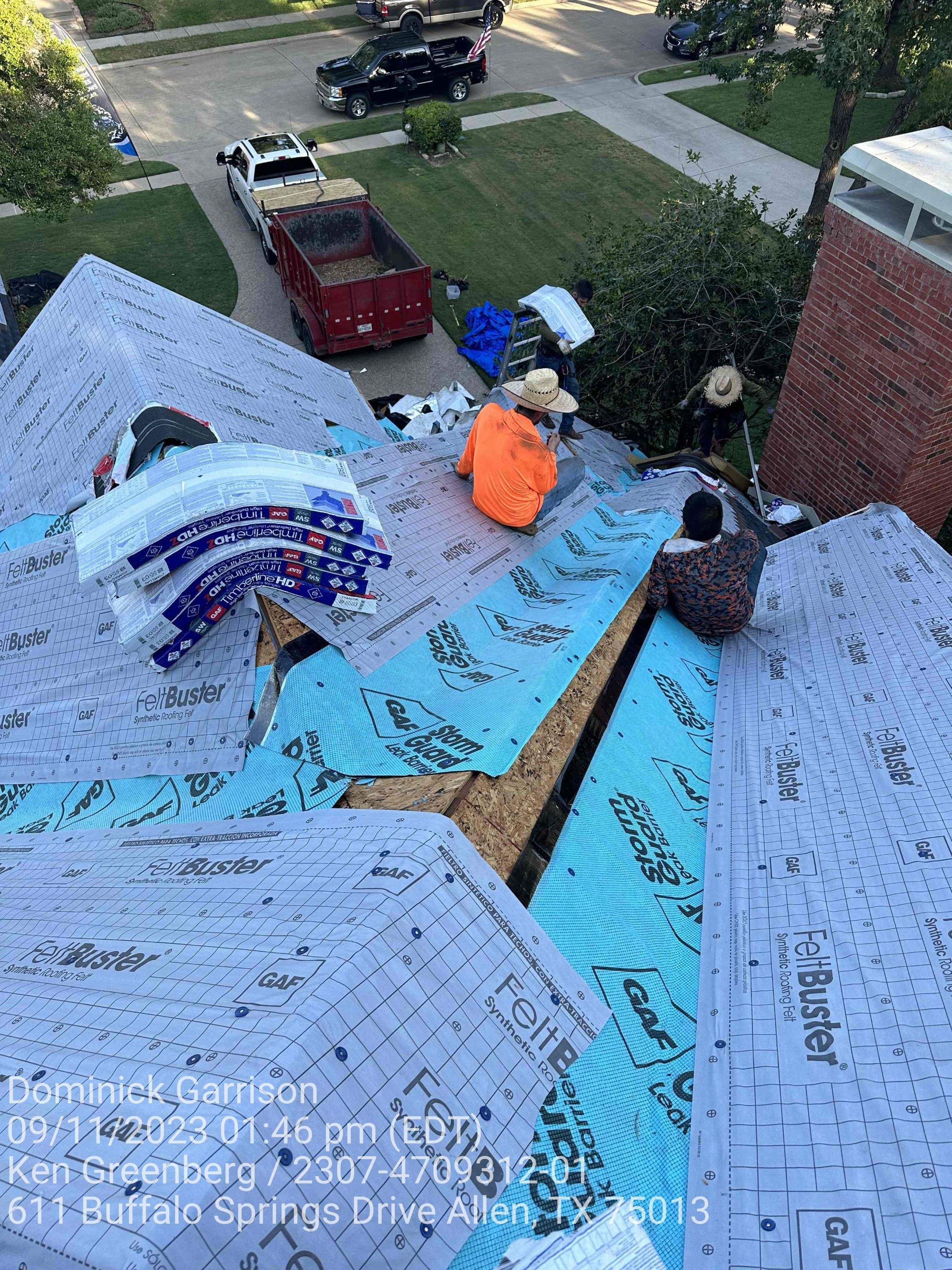 Project in Allen by Zeus Exteriors