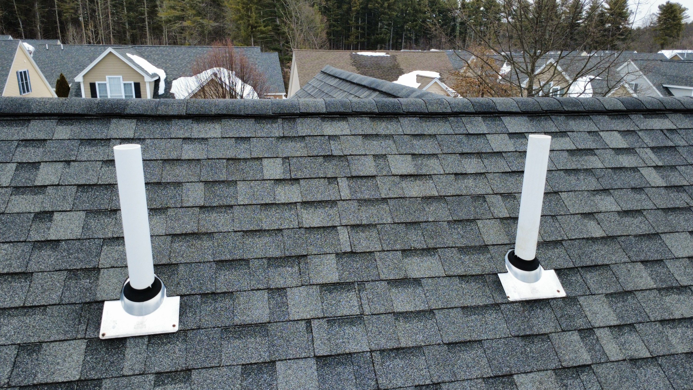 Ice Dam Removal, Snow Removal & Pipe Boot Replacement in Tyngsborough, MA by Mighty Dog Roofing of Greater Middlesex County