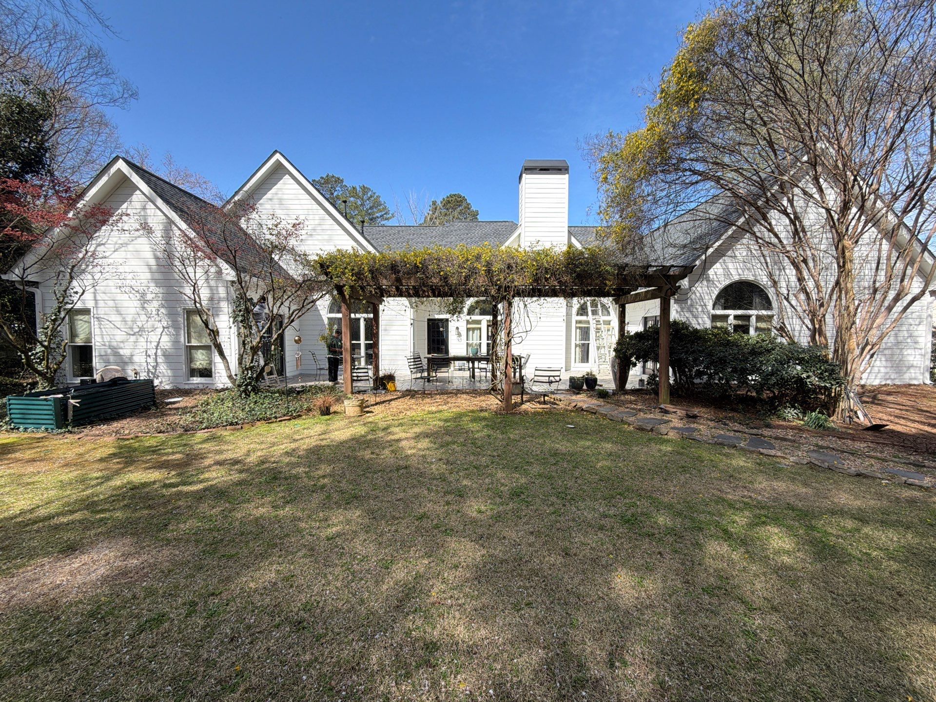 Alpharetta, GA Siding Installation, Rotted Wood Replacement, and Exterior Paint using James Hardie HZ10 Siding and Sherwin Williams Paint by Nelson Exteriors 