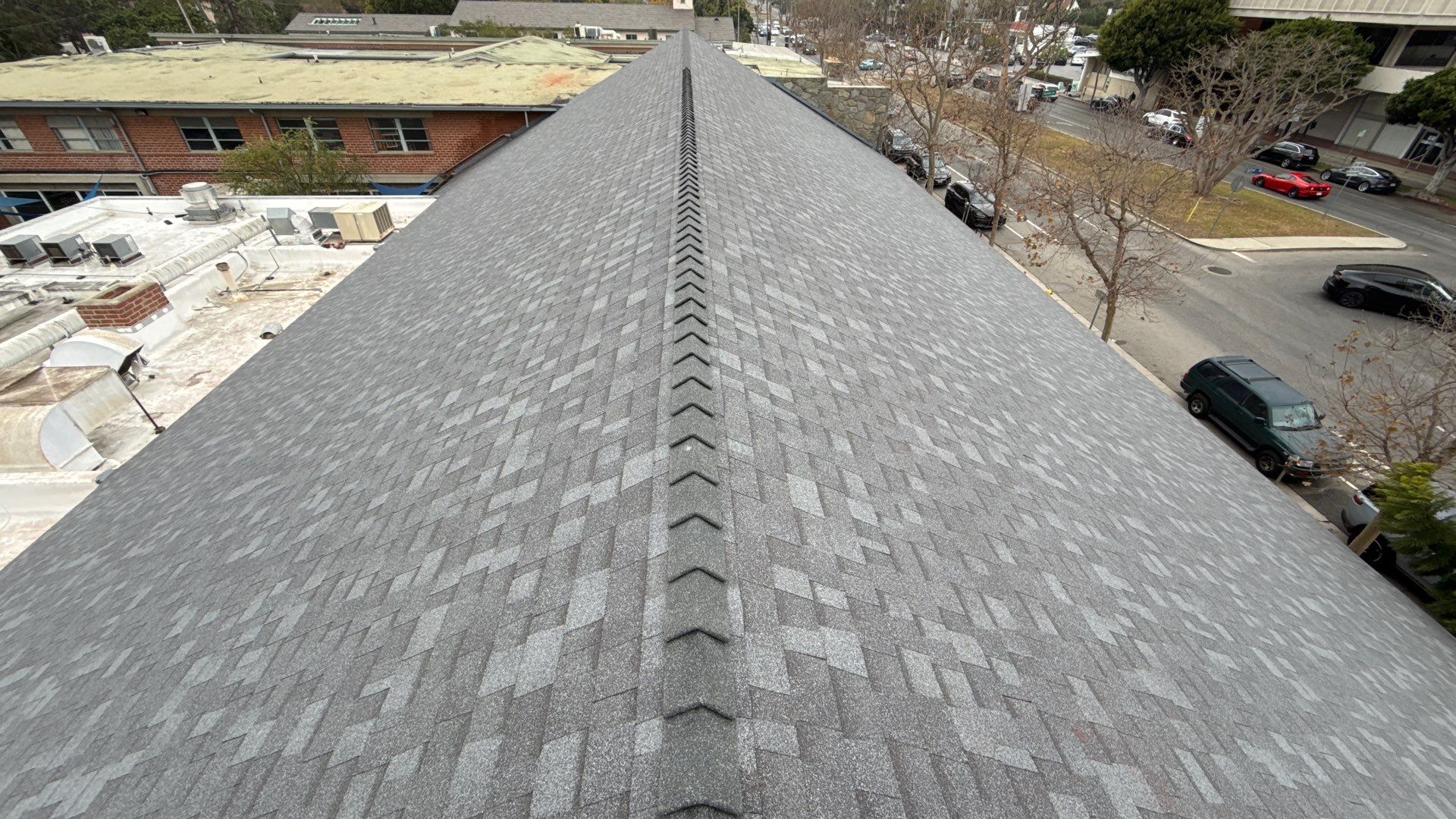 Brentwood Presbyterian Church - New Roof Installation using Owens Corning Duration Cool Shingles by Hull Brothers Roofing