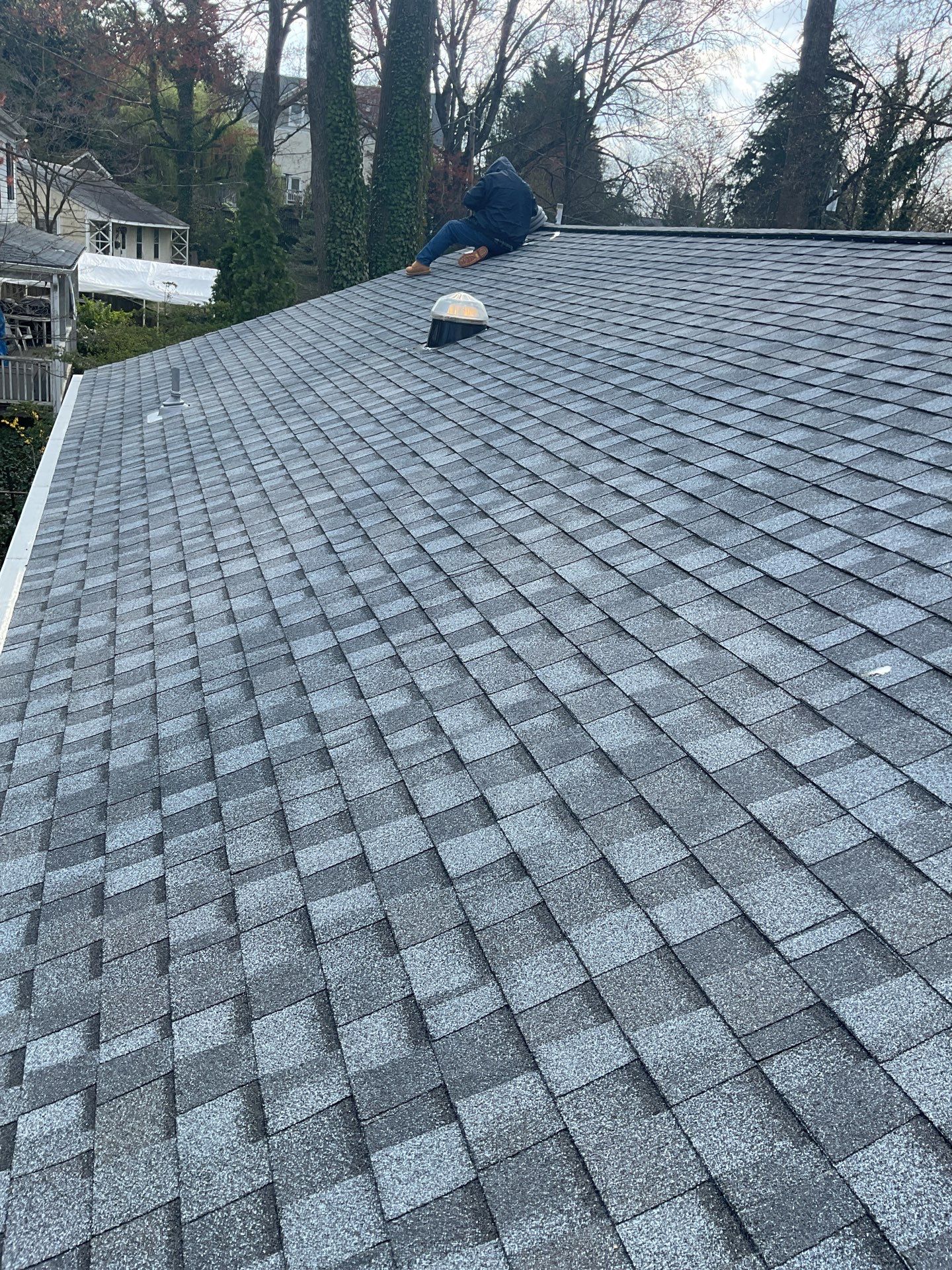 Falls Church Landmark Pro Roof in Max Def Pewter by RM Banning, Inc.